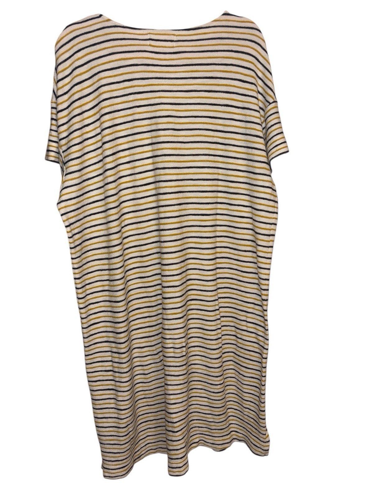 WVN For You Organic Cotton Pullover Dress X-Large Womens Shirt Sleeve Striped