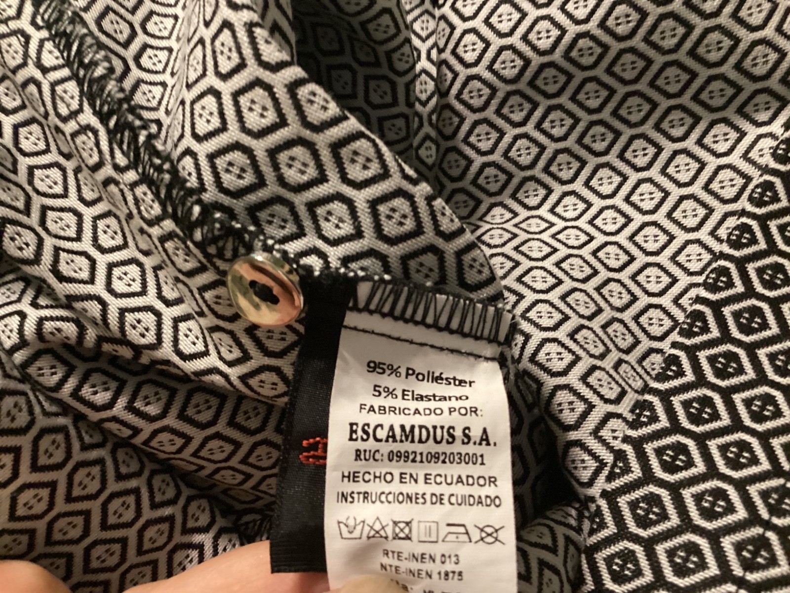 Isabella Halter Dress Geometric Size XL