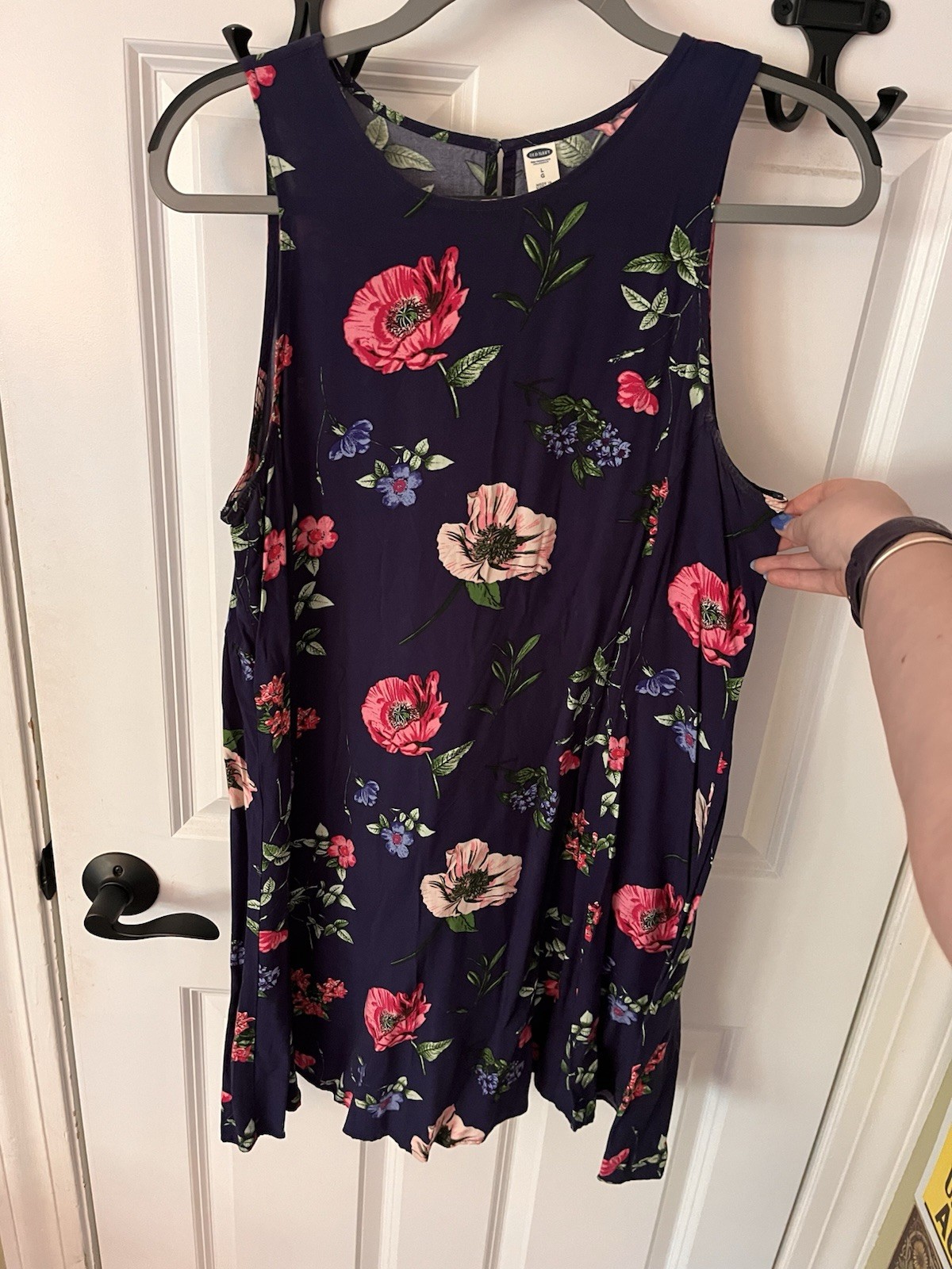 Old Navy Women’s chiffon Floral Dress size large knee length