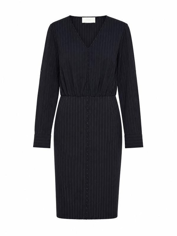 Women Hugo Boss Dress Navy Viscose M