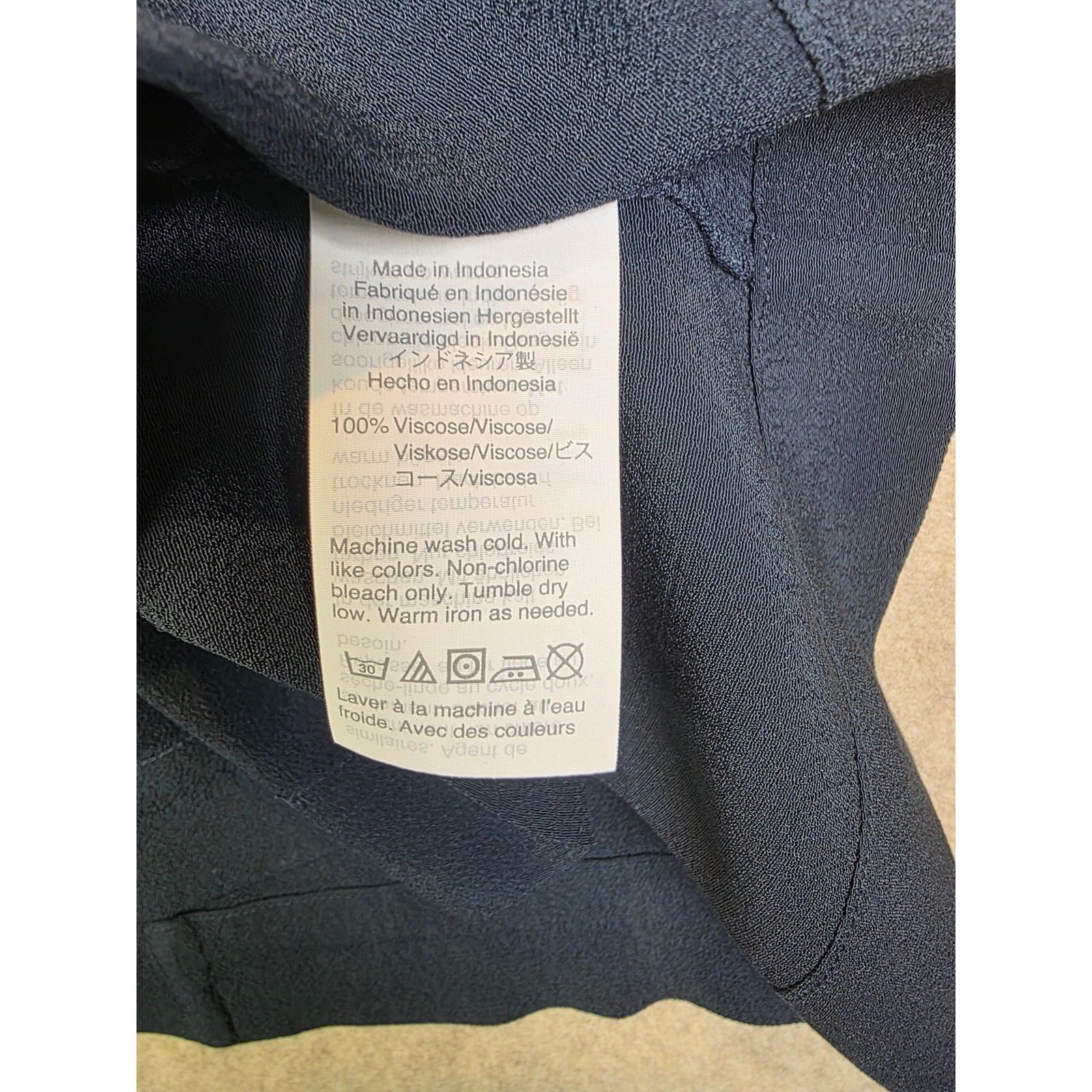 Madewell Button-Front Sleeveless Shift Tank Dress in Navy Blue – Size L (NWT)
