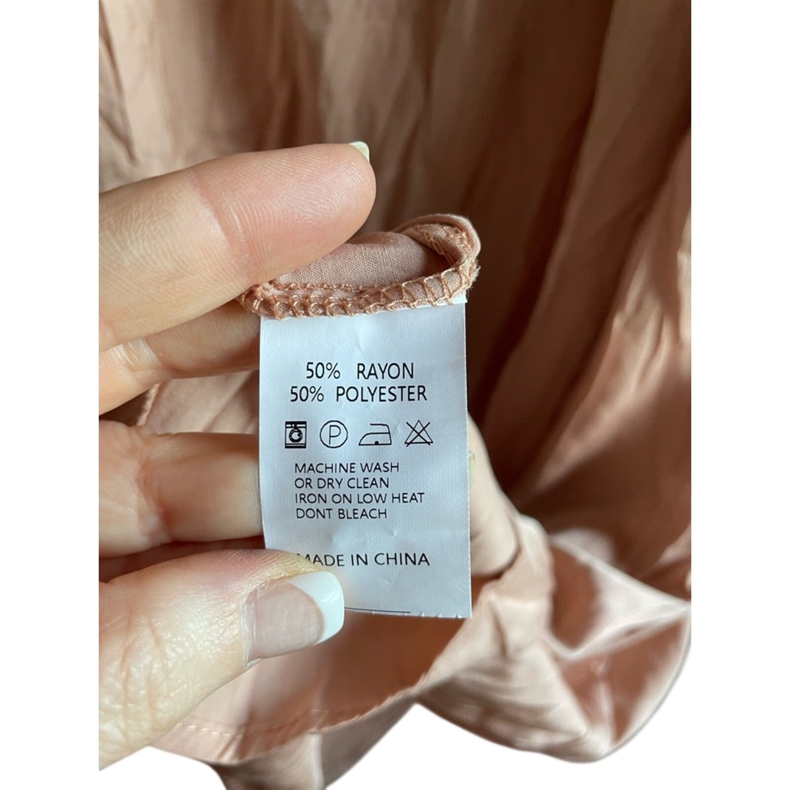 NWT! Peach Silky Dress Plus SIZE 4X