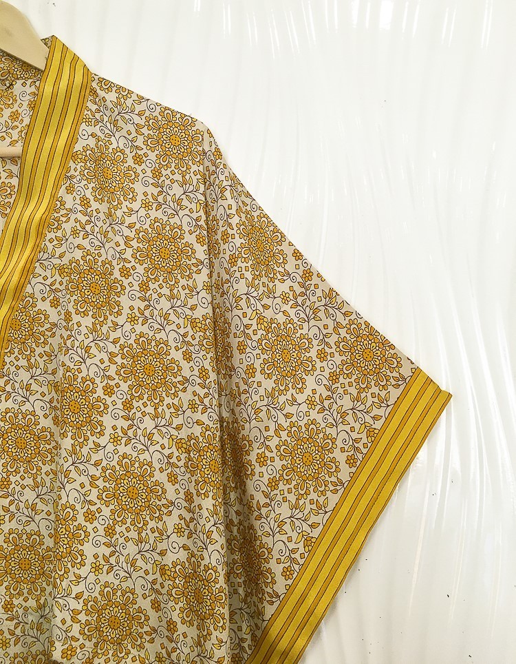 Silk White Kaftan / Handmade Flowy Maxi Dress / Resort Wear Outfit MFN1089