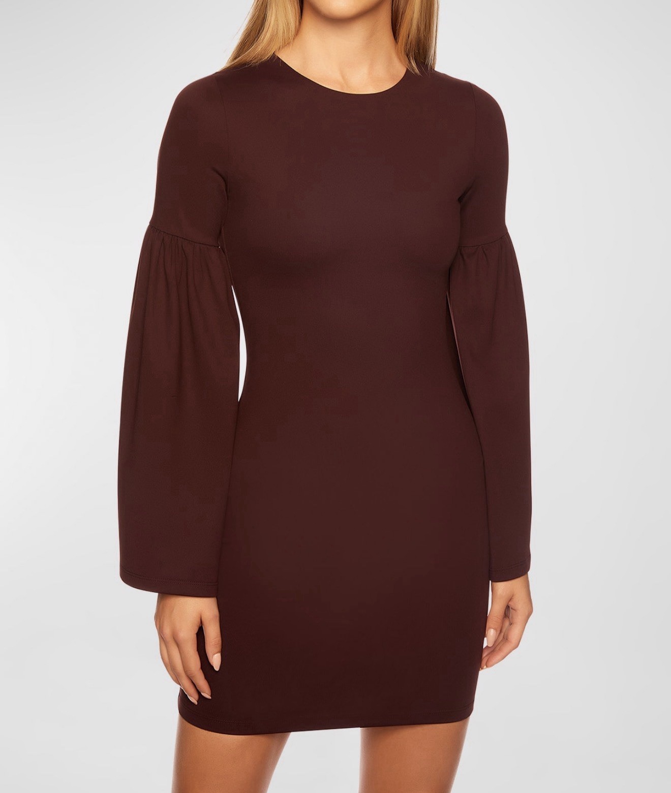 NWT Susana Monaco Mini Dress Large Bodycon Slimming Minimalist Classic Capsule