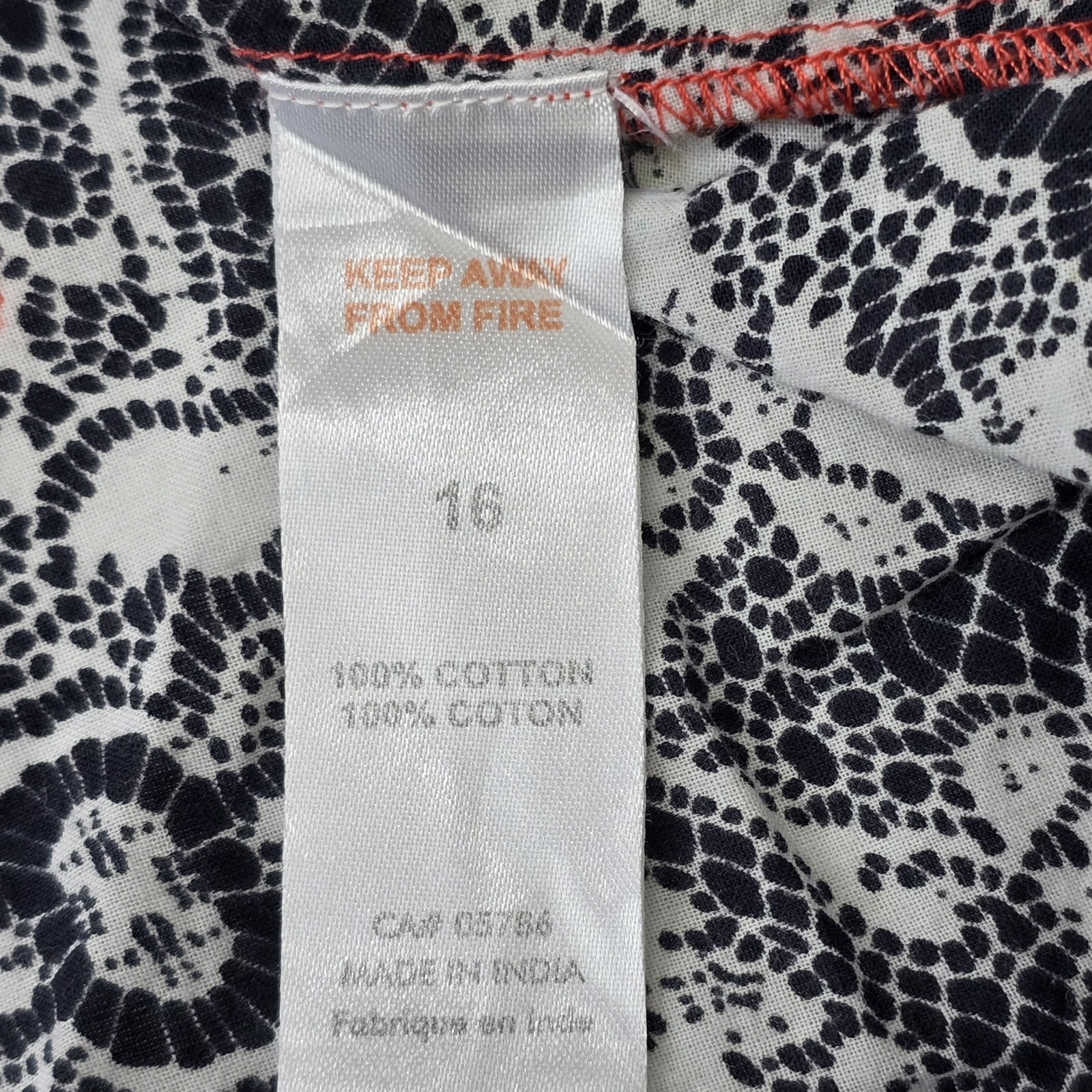 ORIENTIQUE Australia Dress Womens 16 Floral Lightweight Summer Beach