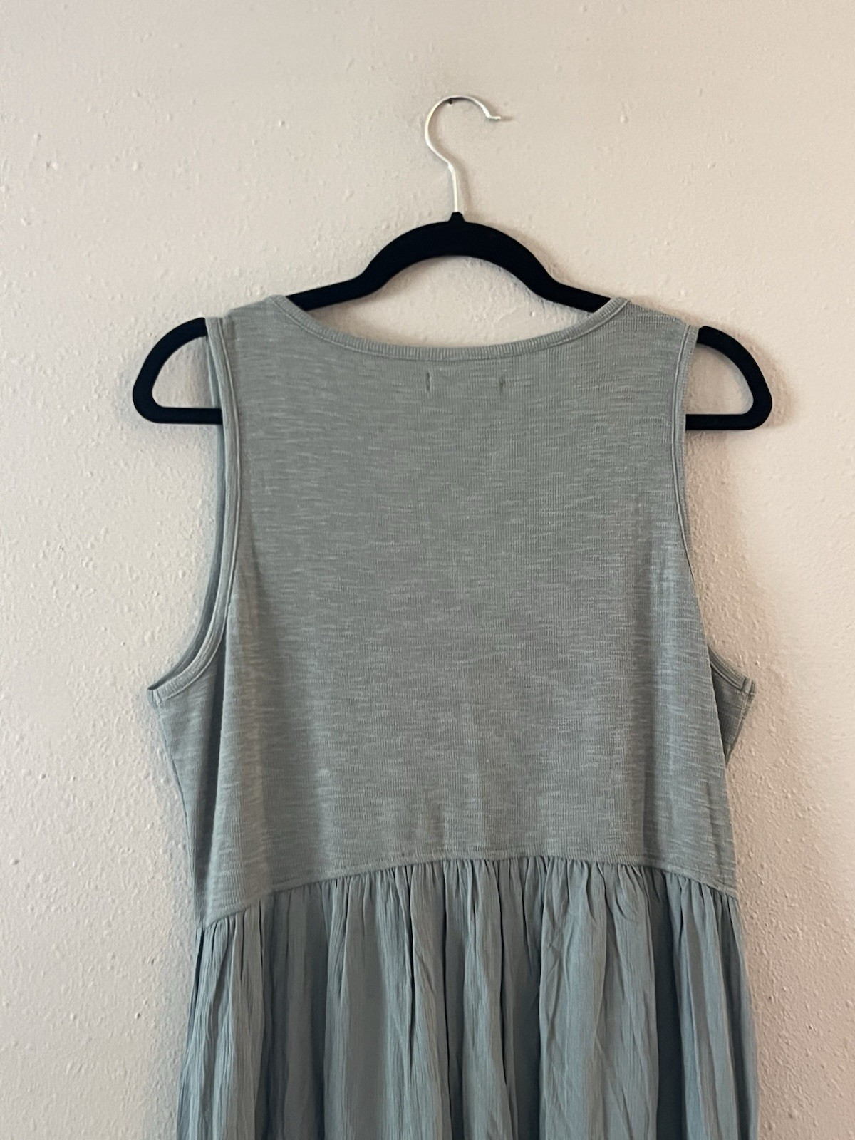 FRYE Women’s Blue Sleeveless Button Front Maxi Dress Size L Casual Staple Boho