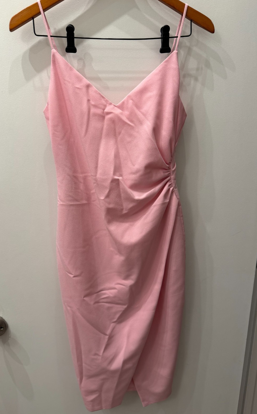 NWT! Black Halo Size 2 Women’s Pink Sheath Spaghetti Strap Dress