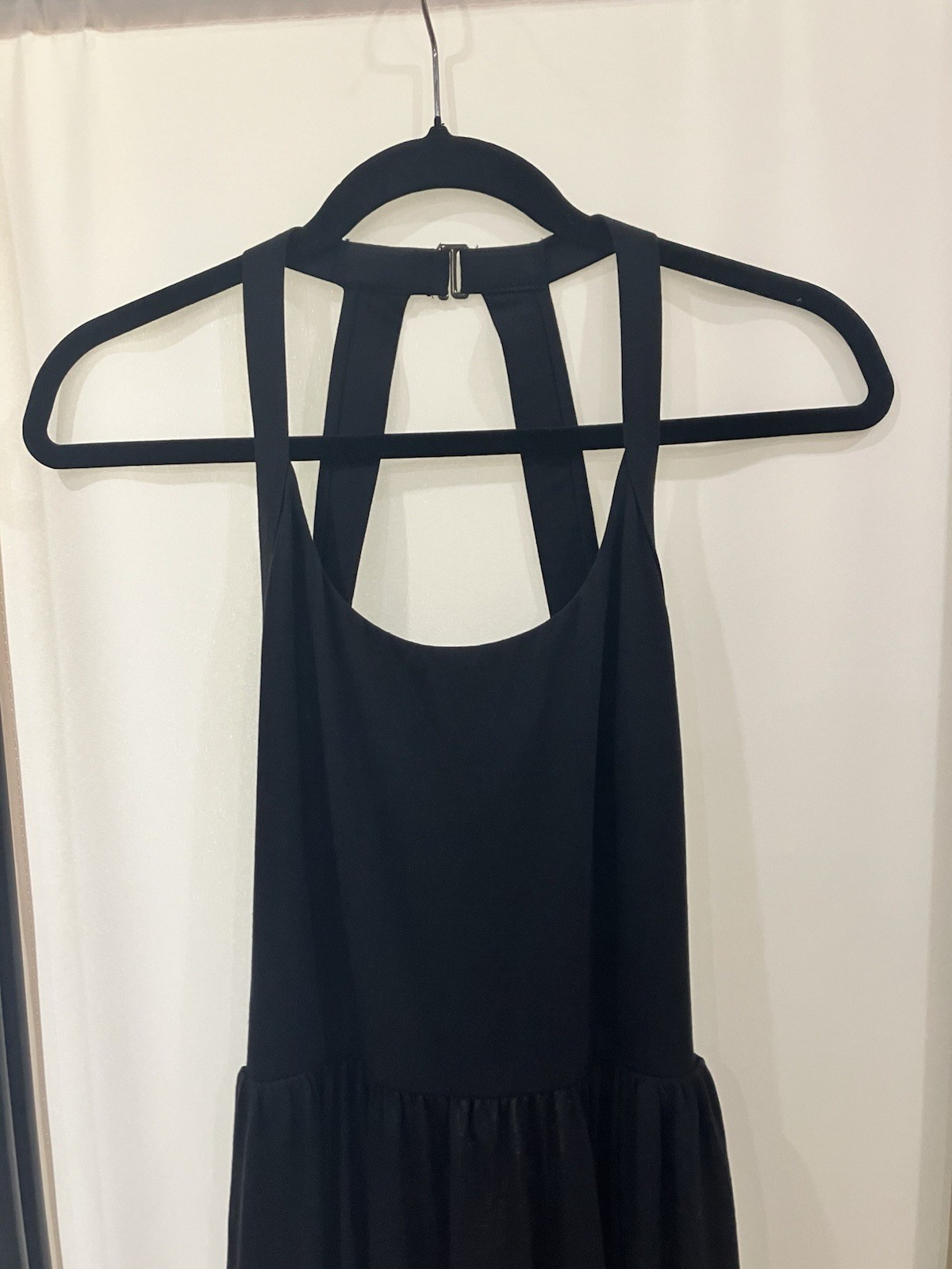 Halara Twisted Backless Split Flowy Maxi Resort Dress with Pockets Small NWT