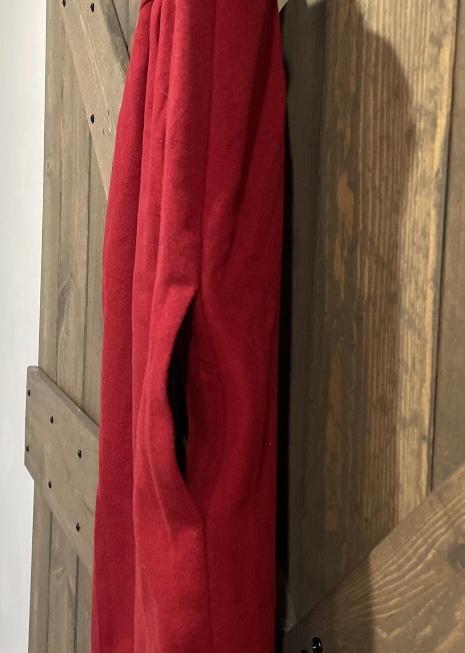 J. Crew Red Wool Cashmere Blend Soft Sleeveless Dress Side Pockets Women Size 4