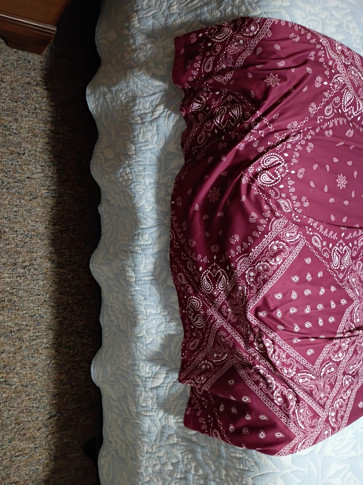 Size 2XL Bandana Dress With Pockets