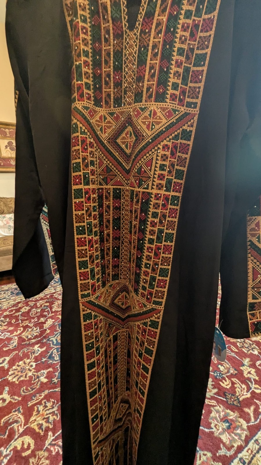 Dubai Abaya Muslim Women Dress Kaftan Dress Maxi Xl Embroidered