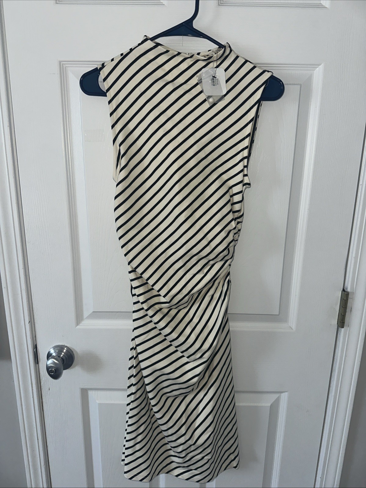 Peaches Botique Striped Maxi Sleeveless Dress Size S New W/Tags