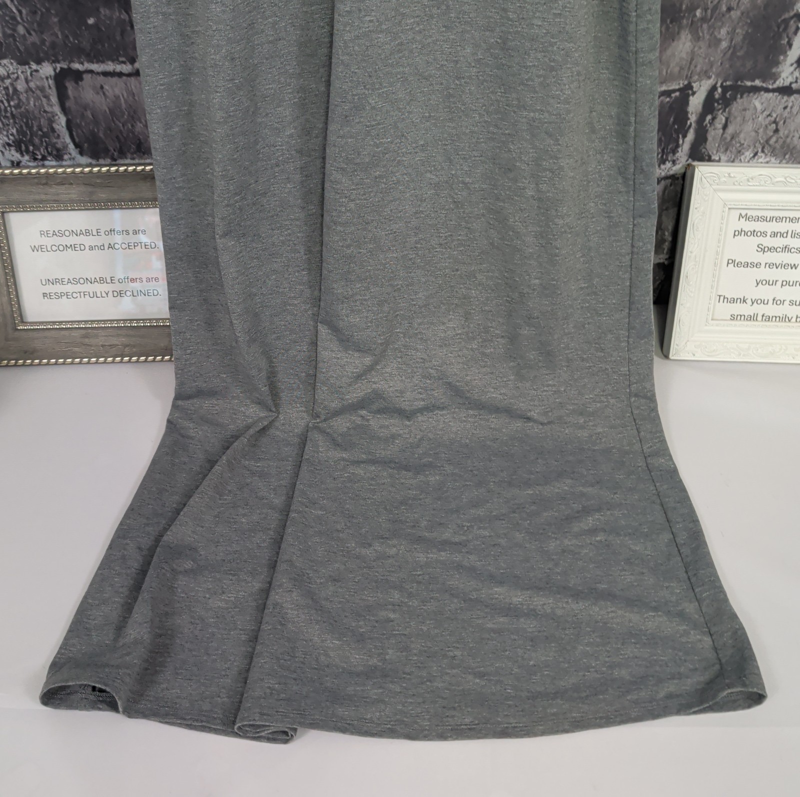 LuLaRoe Dani Size Medium Gray Sleeveless Pullover Maxi Dress NWT!