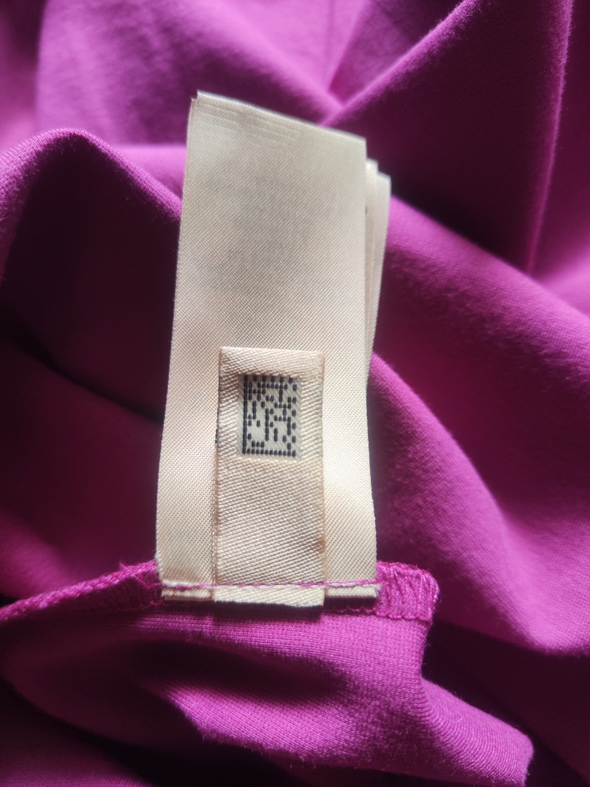 Ted Baker Fuchsia Asymmetrical Shift Dress Size 1 US 4 Viscose Blend Chiffon
