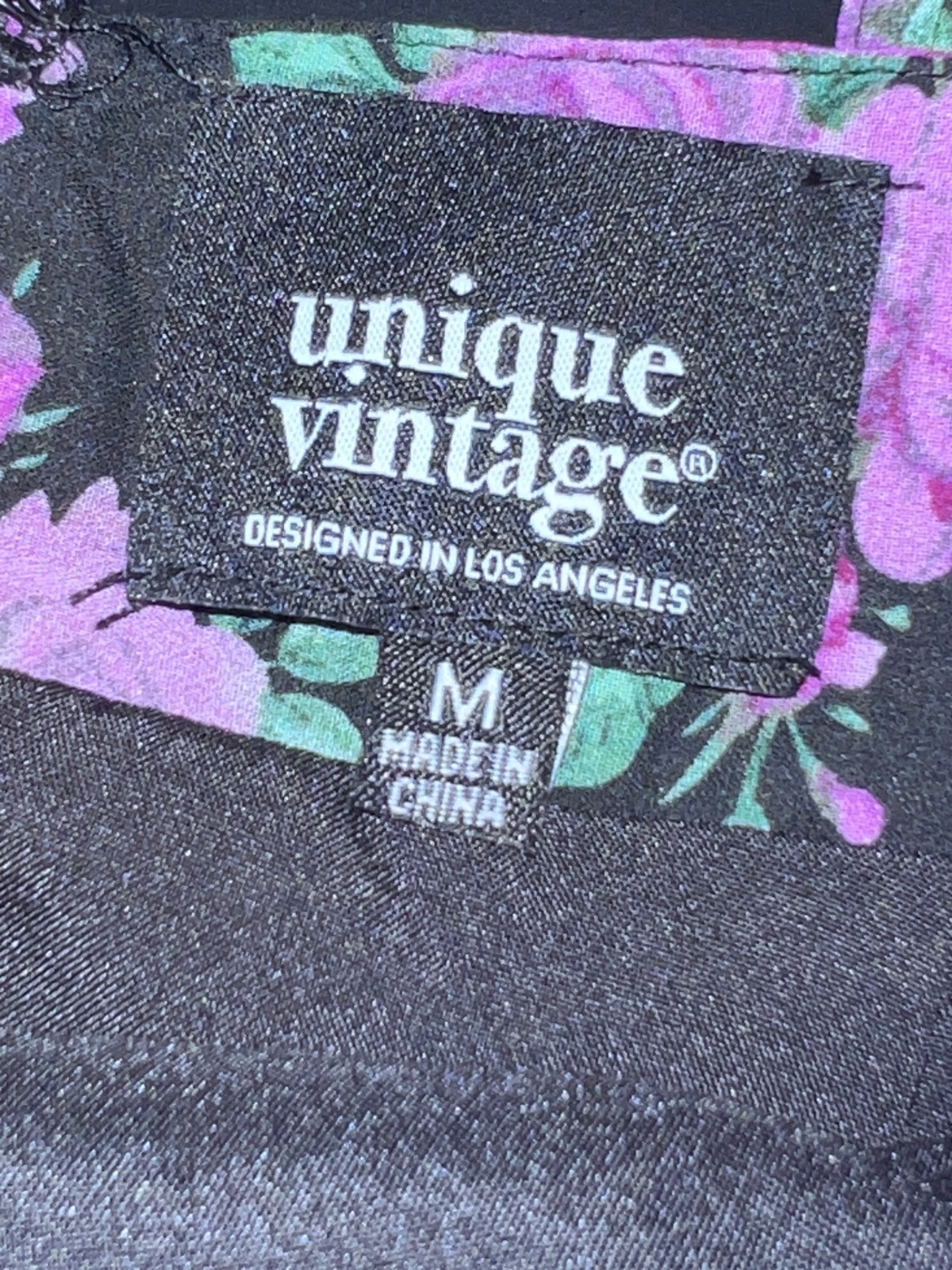 UNIQUE VINTAGE BLACK & PURPLE FLORAL REED SWING DRESS – NEW – REG AND PLUS SIZES