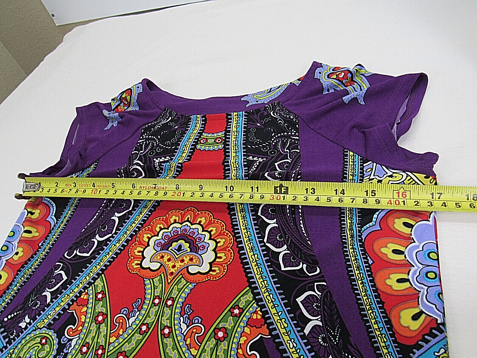 Snap Brand L [ 34in Bust 32W 40in Hips 34L ] Short Dress Multicolored.