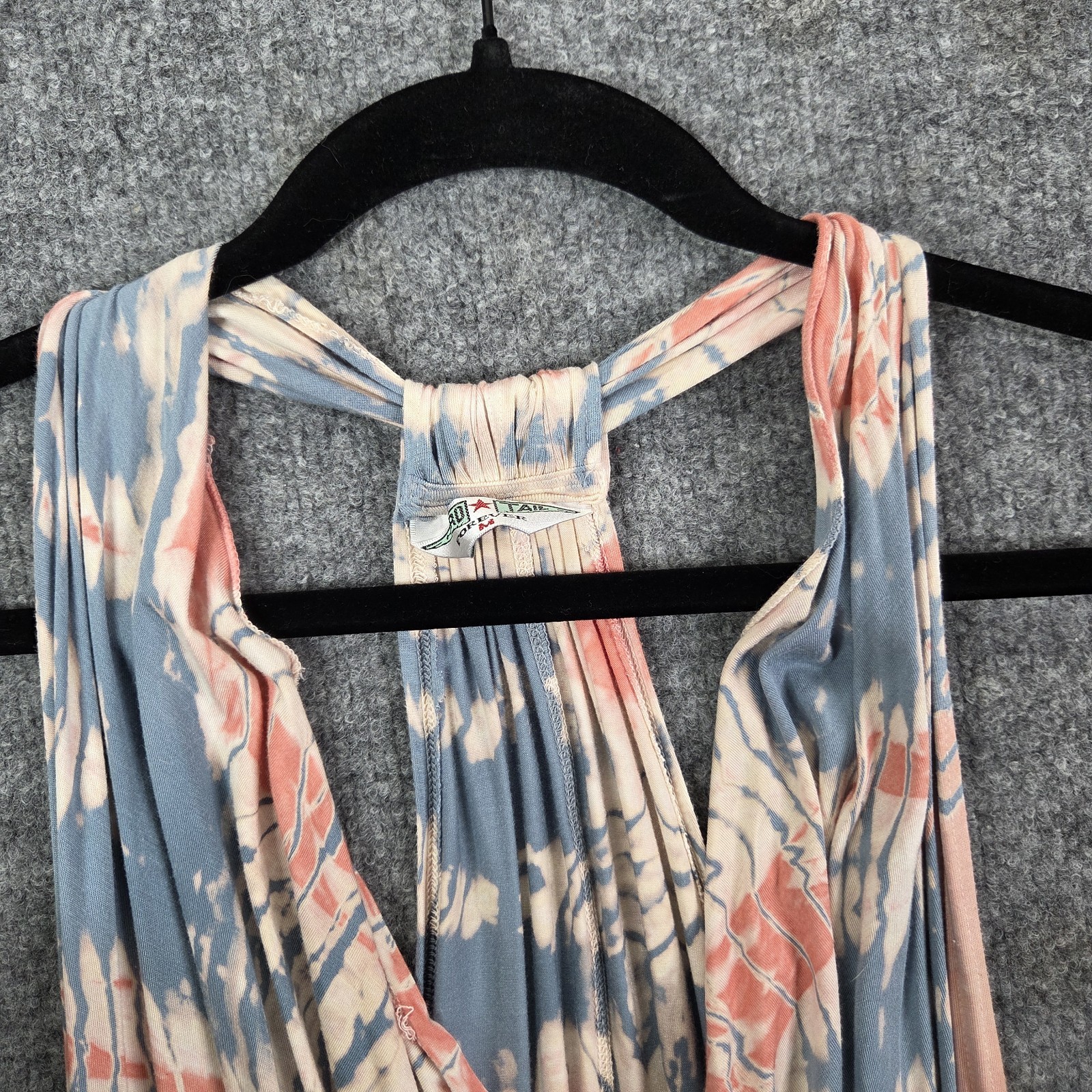Hard Tail Forever Tie Dye Stretch Dress Boho Festival Made in USA Medium