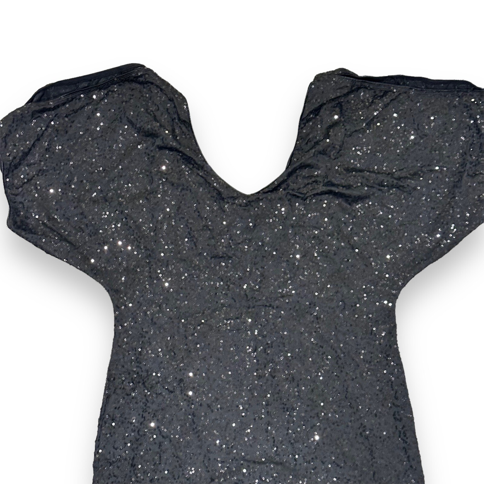FABULOUS Arden B Nights Sequened Evening Dress Elegant Temperament Sequins Sz L