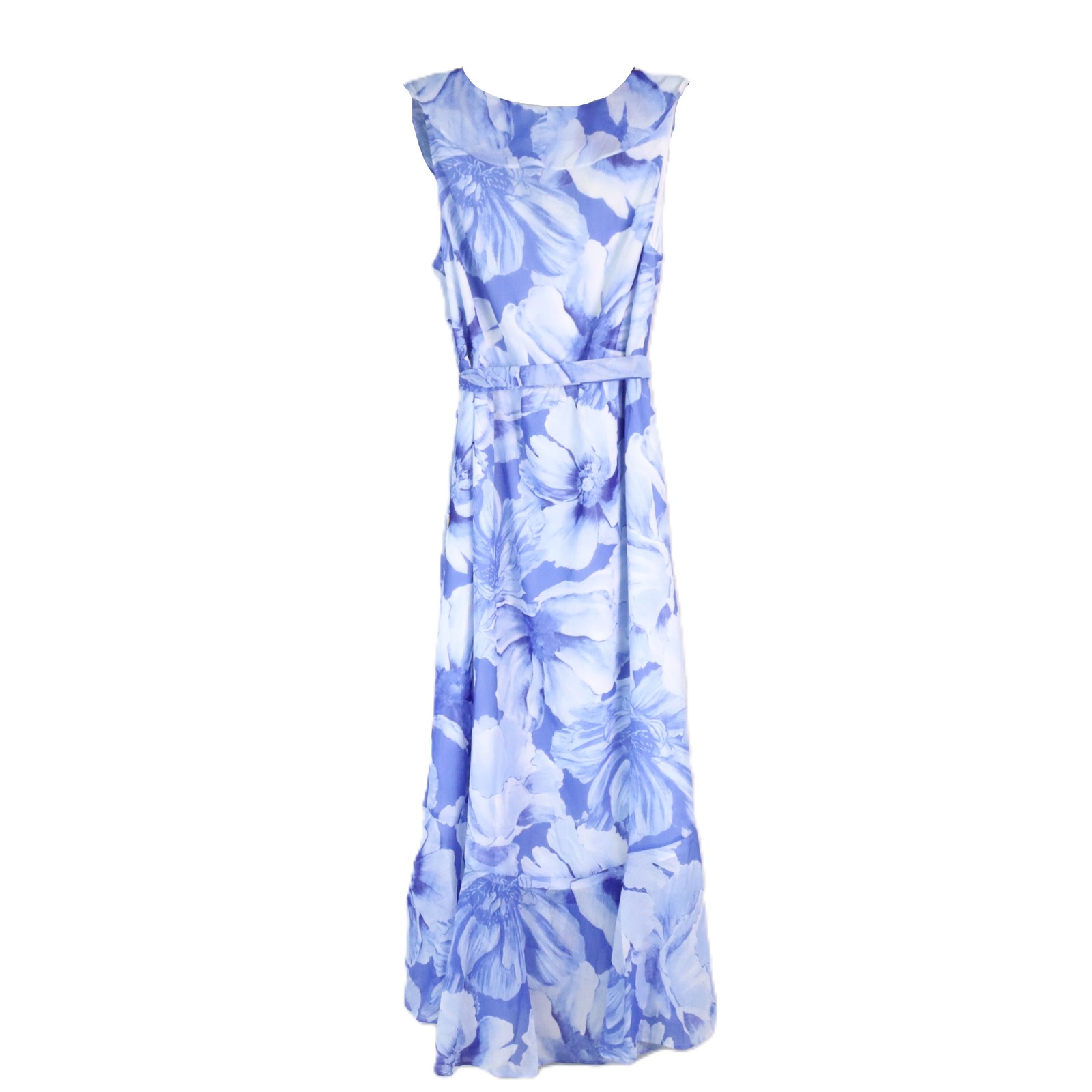 Tommy Bahama Island Blooms Maxi Summer Dress In Blue Floral Print Women’s Size S