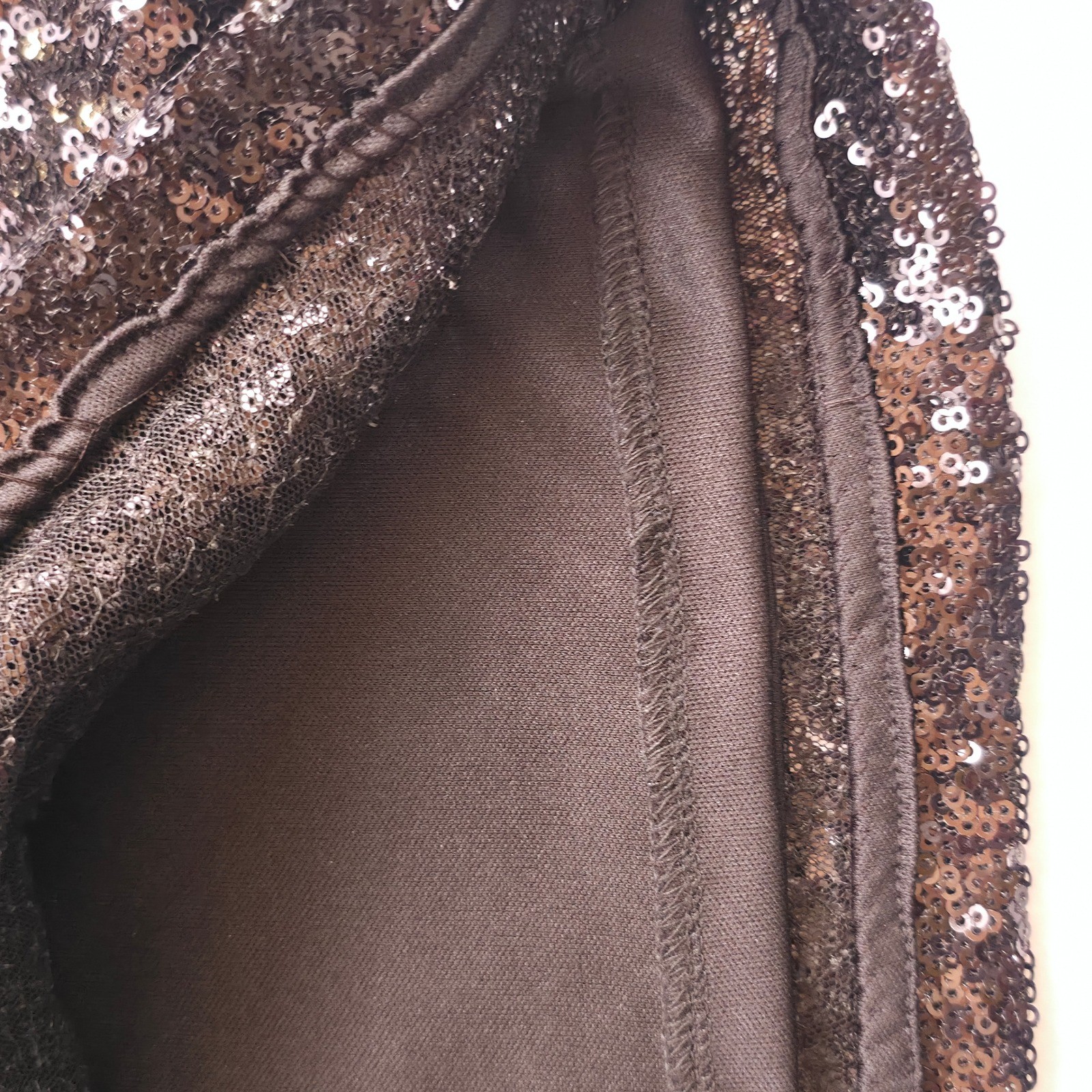 Lulus Sequin Cocktail Dress Womens Small Black Mini V-Neck Bodycon Party Gown
