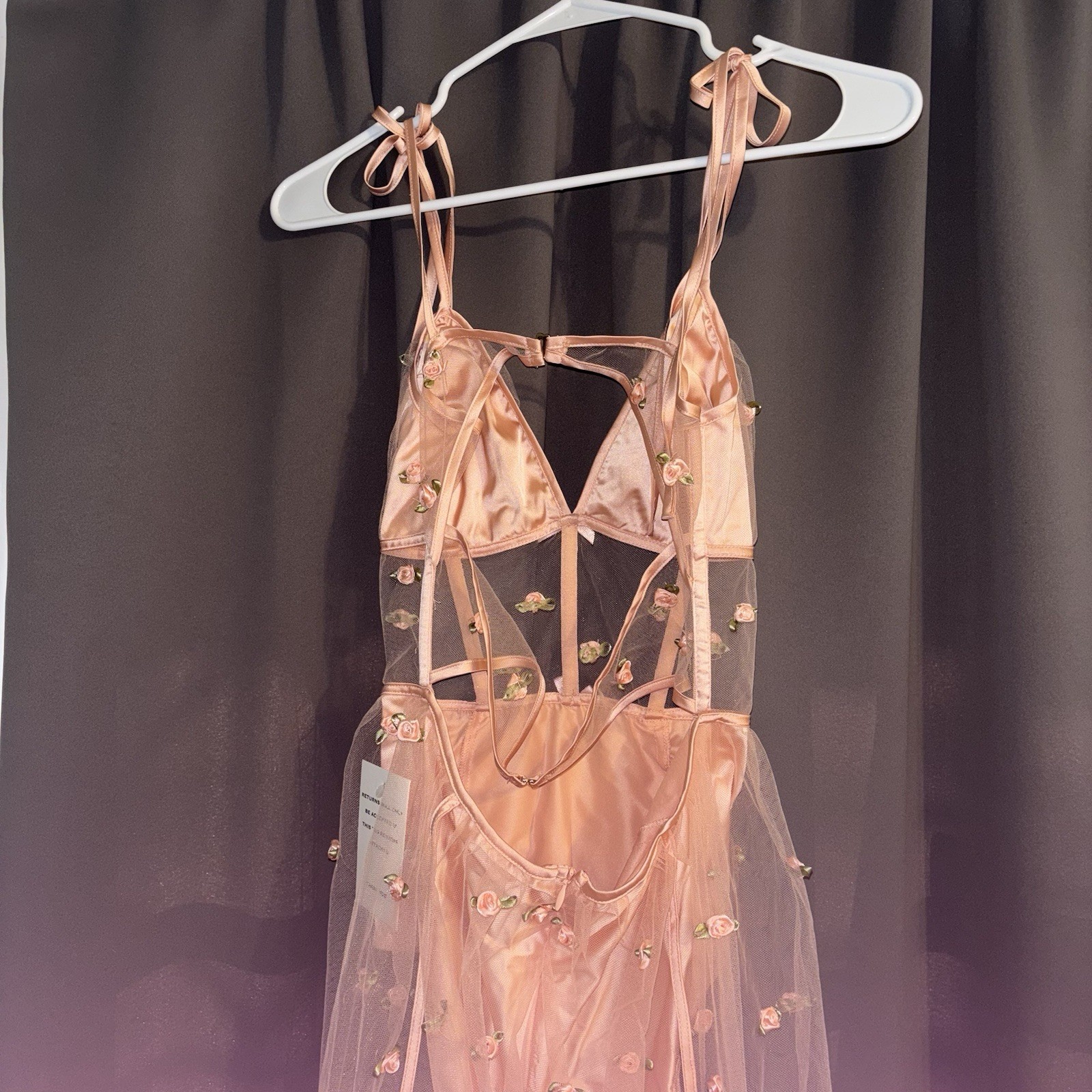 For Love & Lemons Jasmine Rosette Maxi Dress Size Small New With Tags