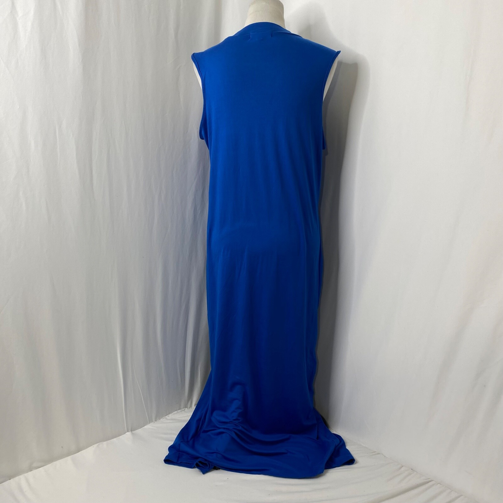 Absolutely Love It Dress Womens Size 2X Blue Light Weight Sleeveless