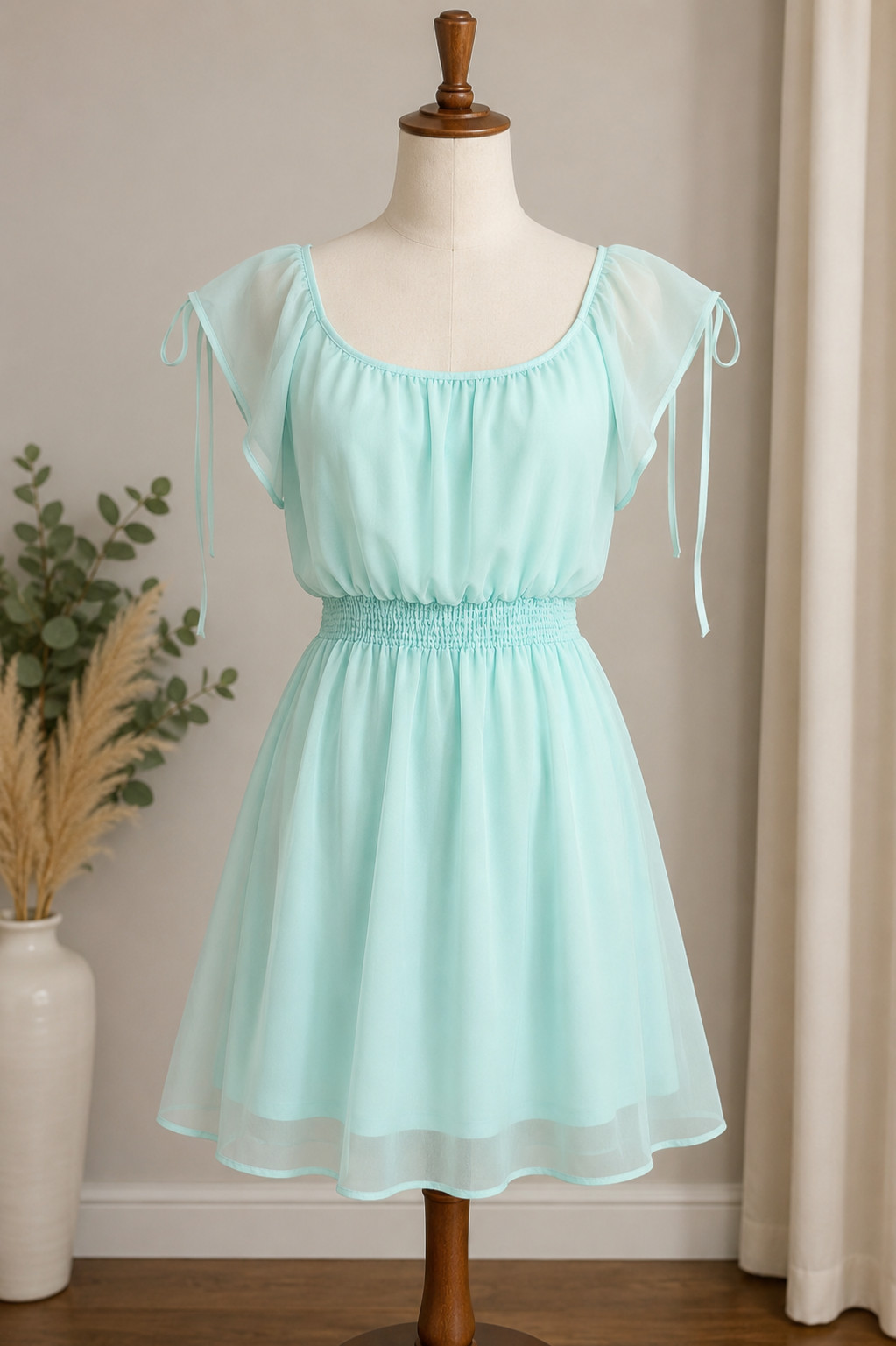 Maurices Mint Green Layered Chiffon Dress 💚 Medium