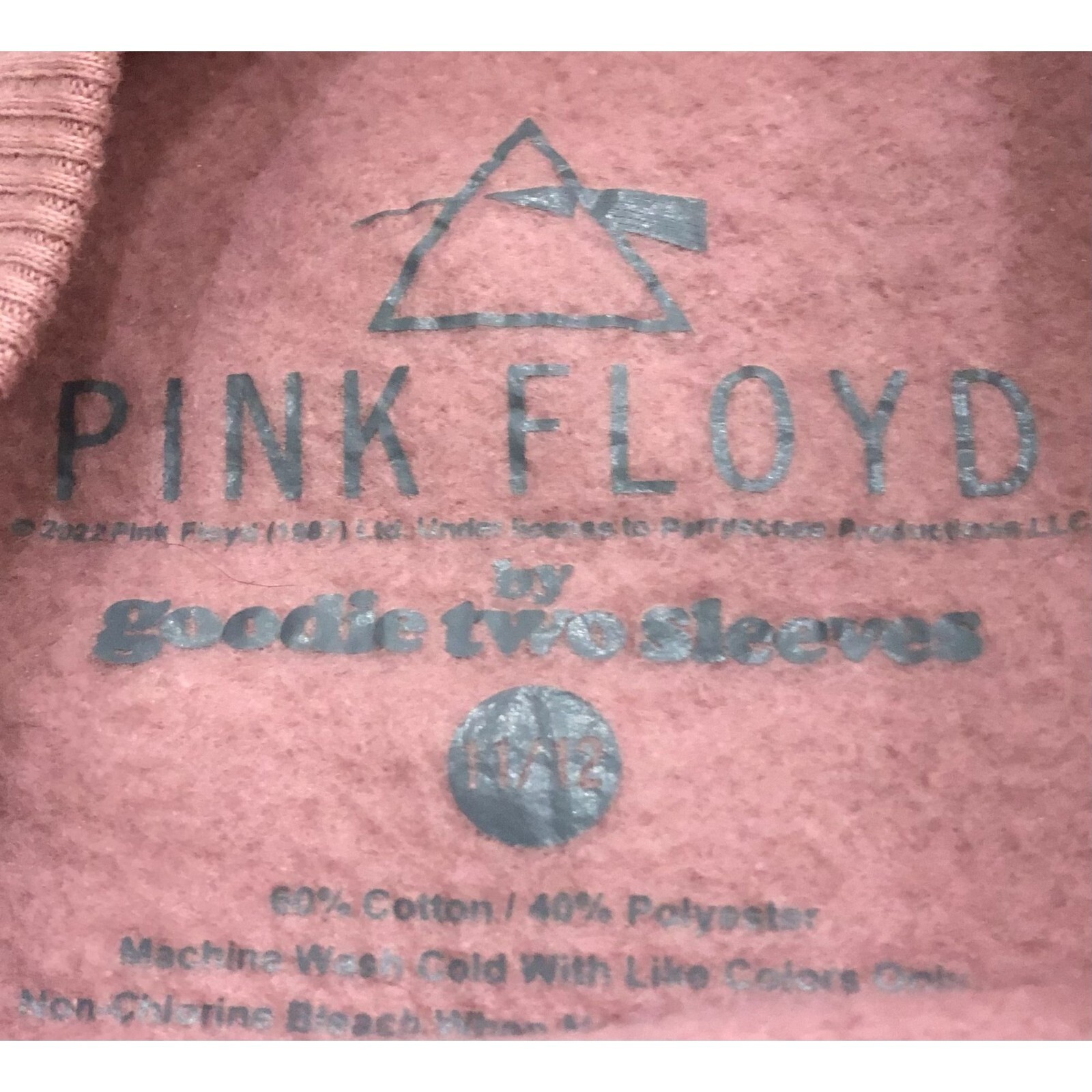 Pink Floyd 1975 Animals Sweatshirt Dress Teen Size 11-12 Purple