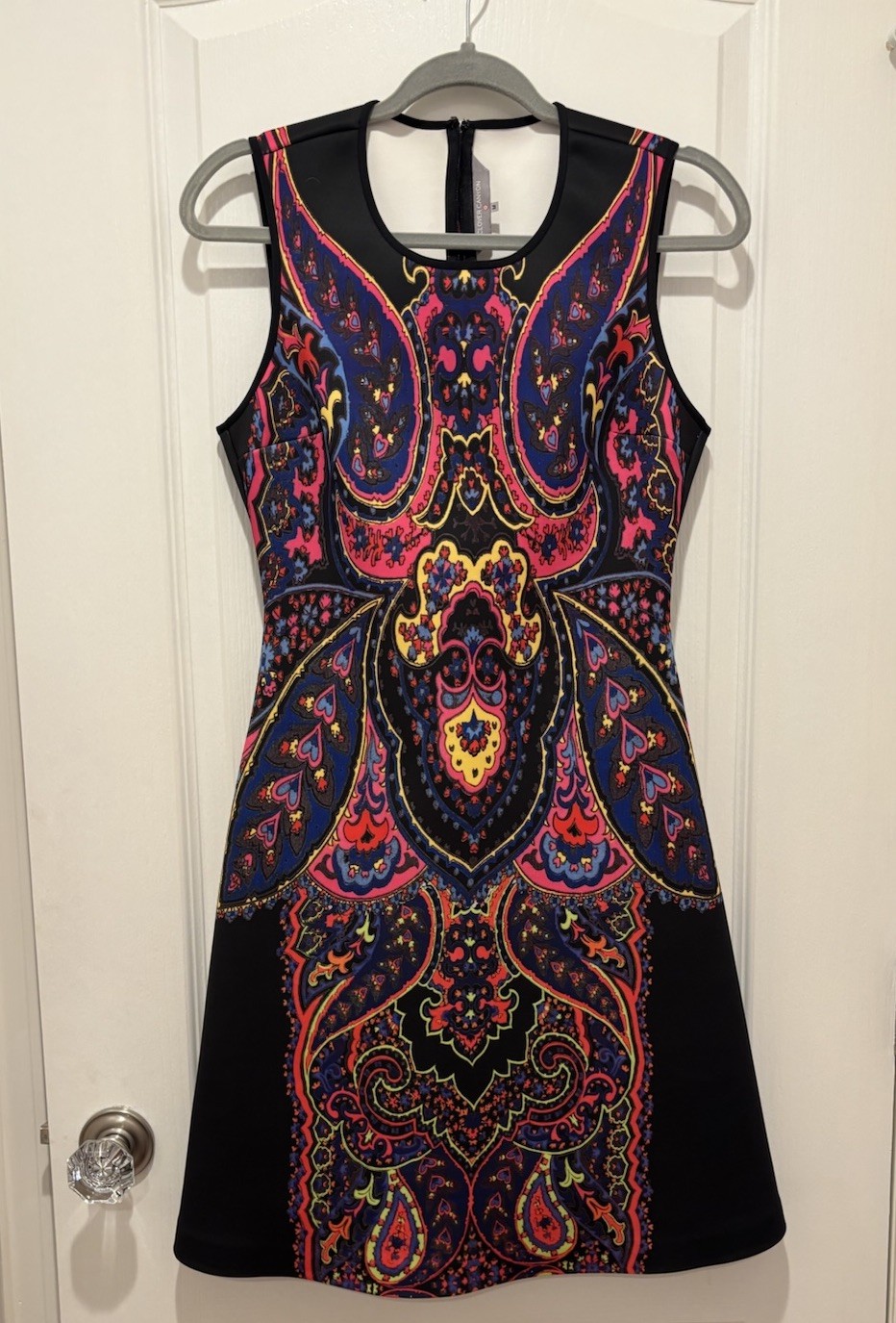 Clover Canyon Dress Womens Medium Multicolor Paisley Scuba M