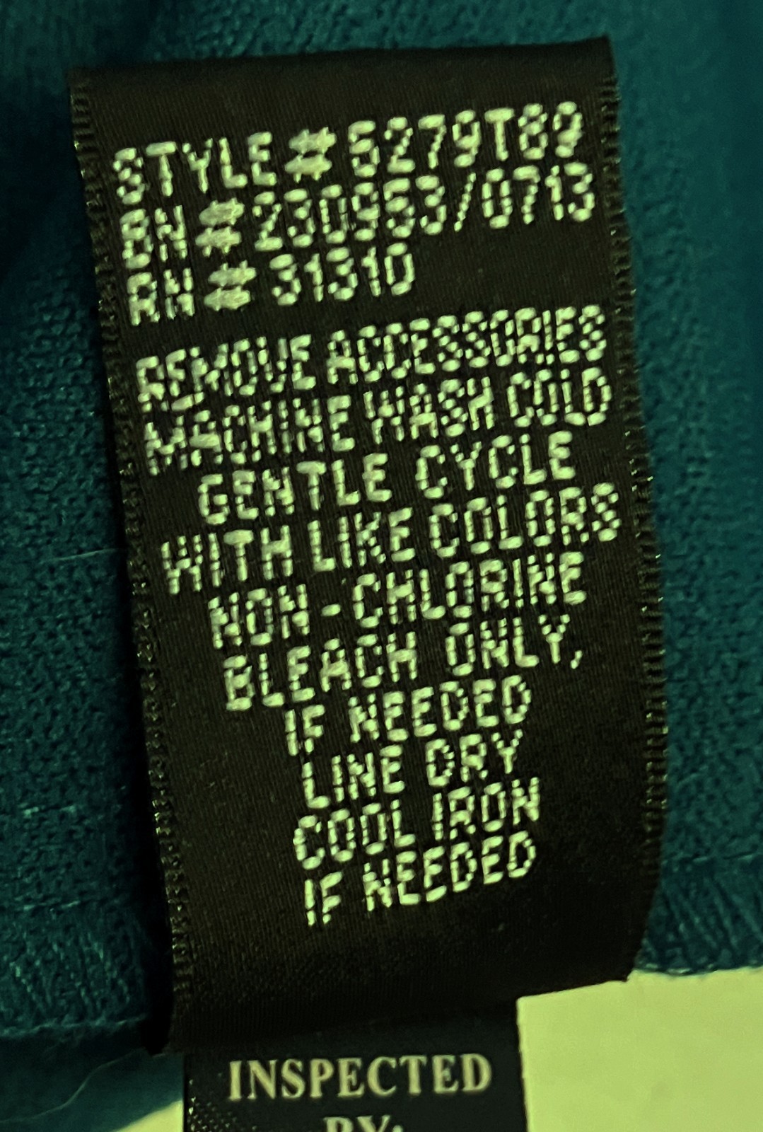 Alyx Petite Dark Green Ribbed Polyester Knit 3/4 Sleeve Dress Size 14 Petite EC!