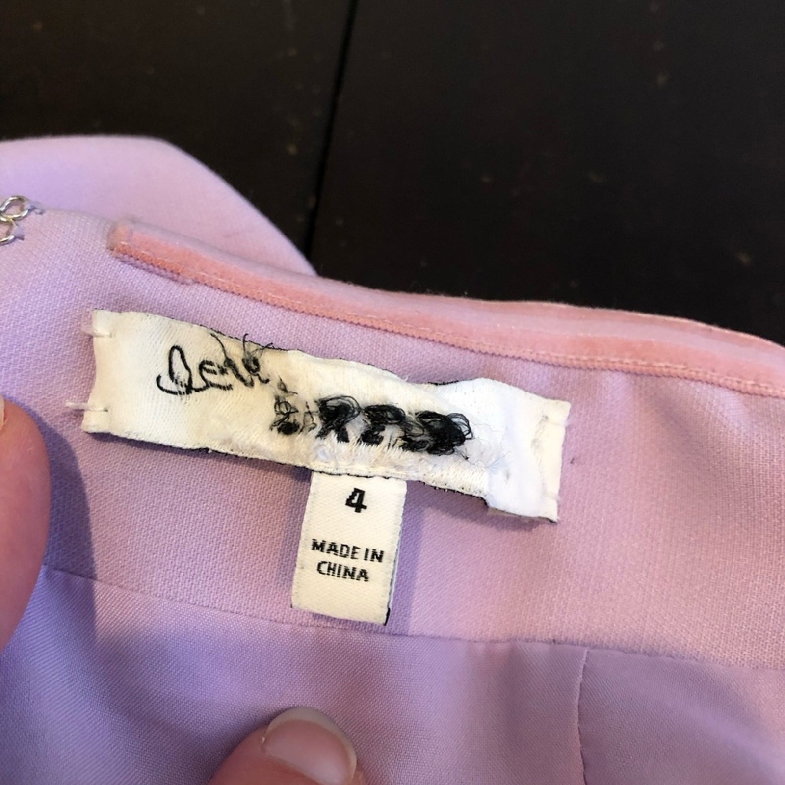 Likely light purple sweetheart neckline off shoulder maxi dress size 4