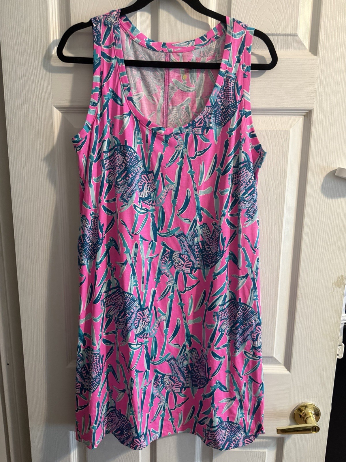 Lilly Pulitzer Raylee Dress Extra Lucky Mandevilla Pink Size L