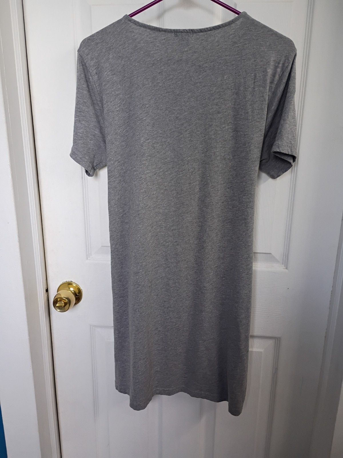 J crew front tie t-shirt dress medium