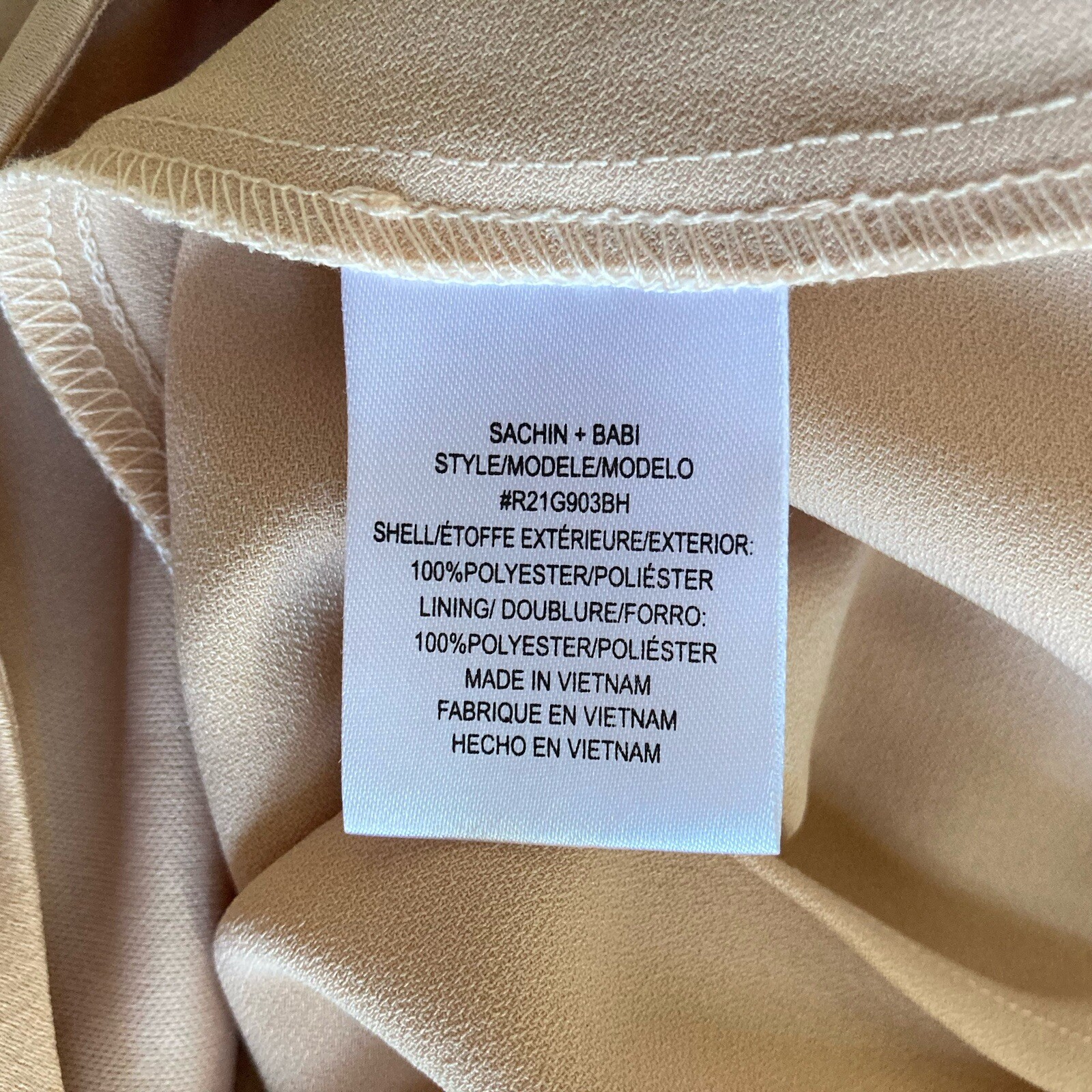 BHLDN Sachin & Babi Beckett Satin BridesmaidMaxi Dress in Oyster, Size 26W