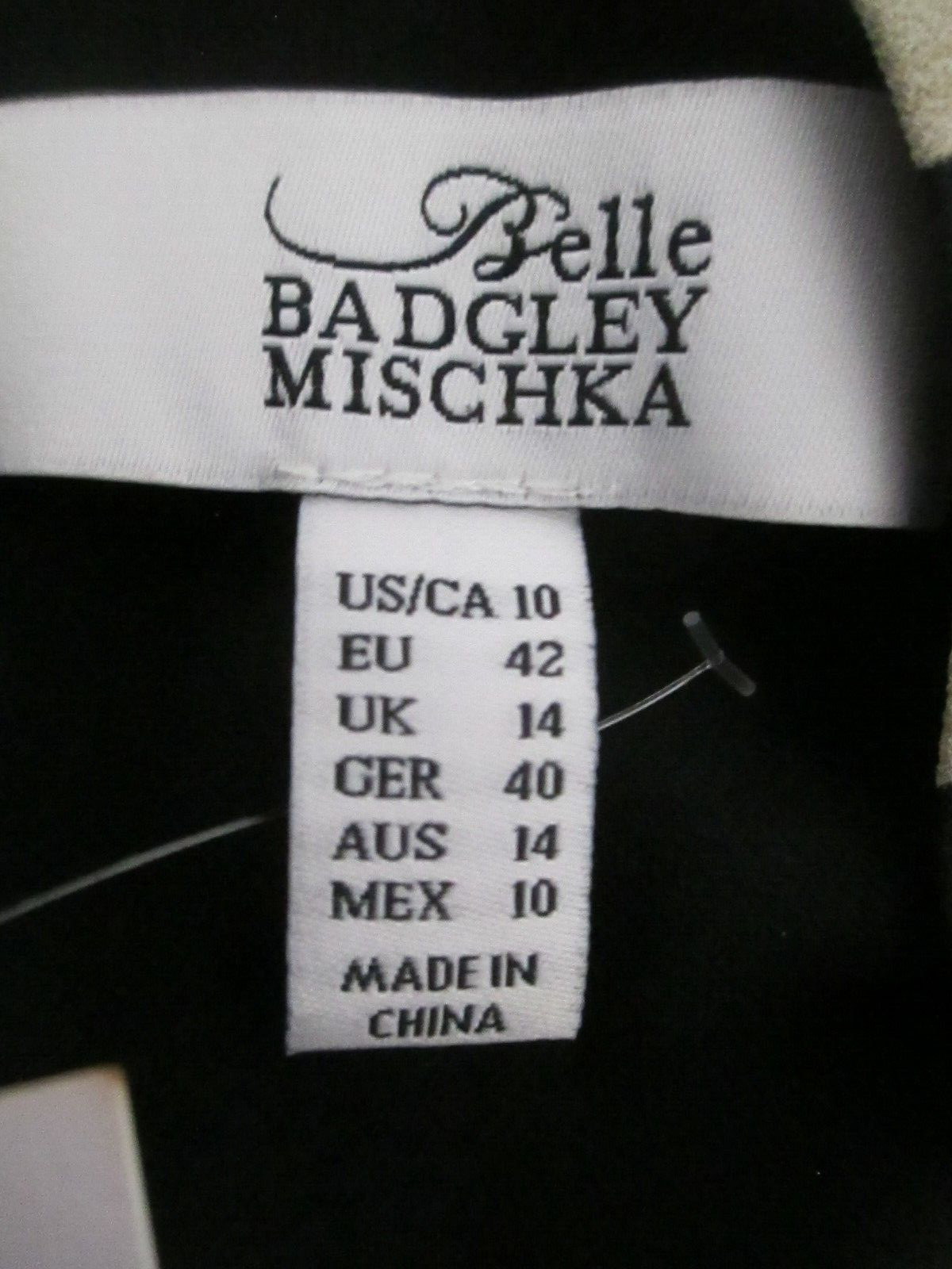 “NEW” BELLE BADGLEY MISCHKA 🌸 SIZE 10 / 38″ BUST==SHORT / SHIFT DRESS