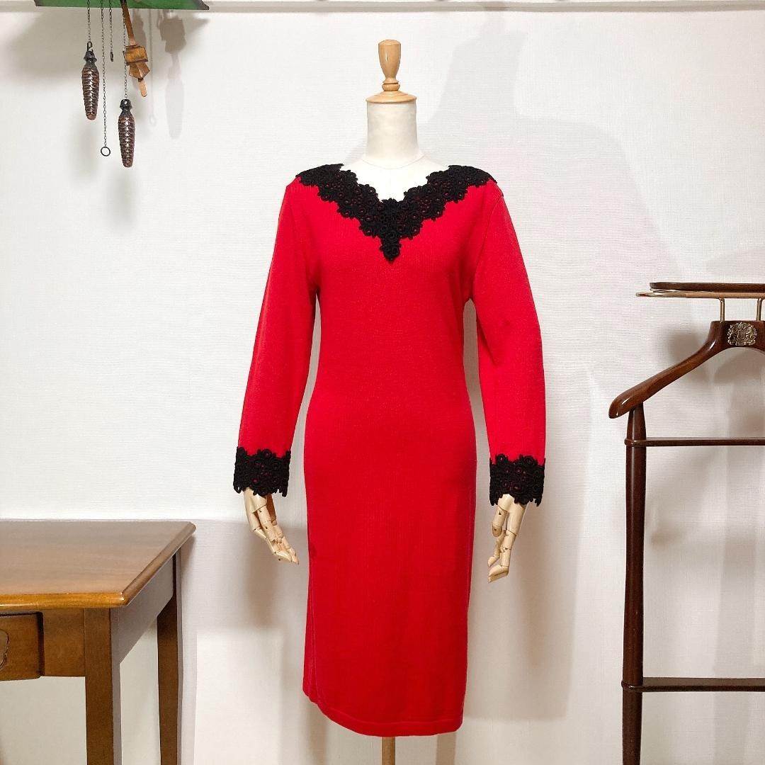 USED CHRISTIAN DIOR DRESS KNIT GOOD