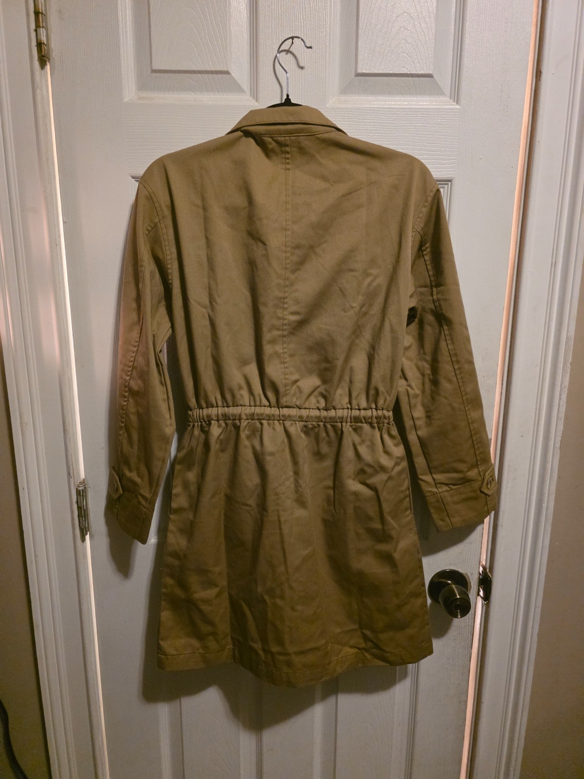 Long Sleeve Utility Mini Dress – Future Collective Khaki X-Small NWT