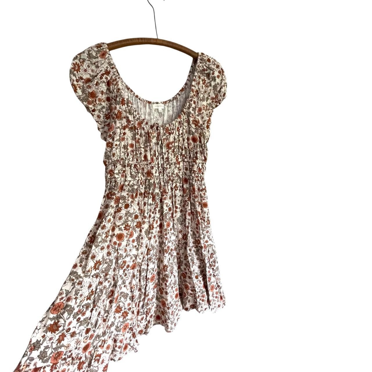 Ultra Flirt Multicolor Pleated Floral Dress: Y2K, Modern