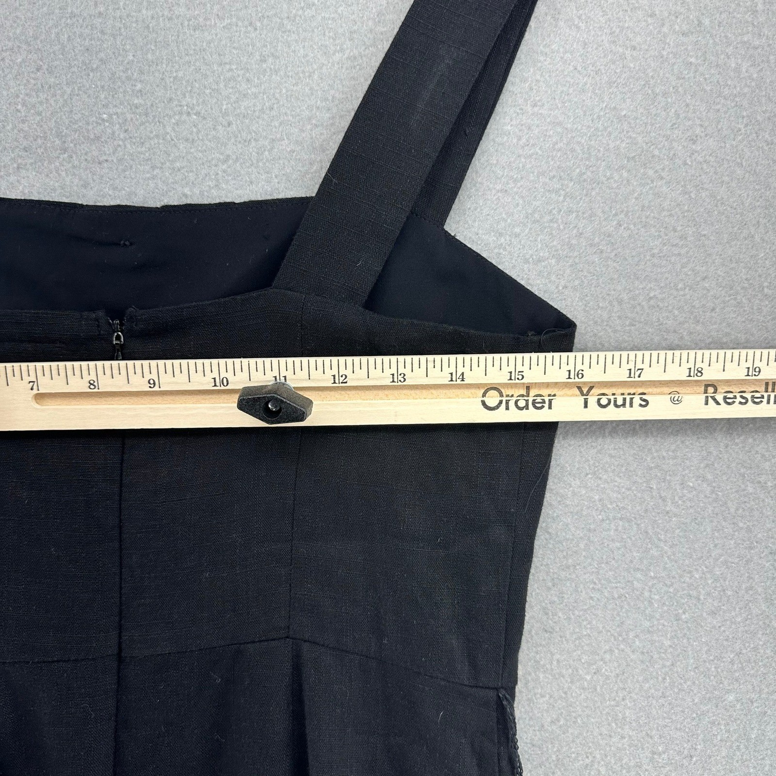 Y2K Madeline & Monroe Mini Dress Button Front Black Women Small Simple Cute