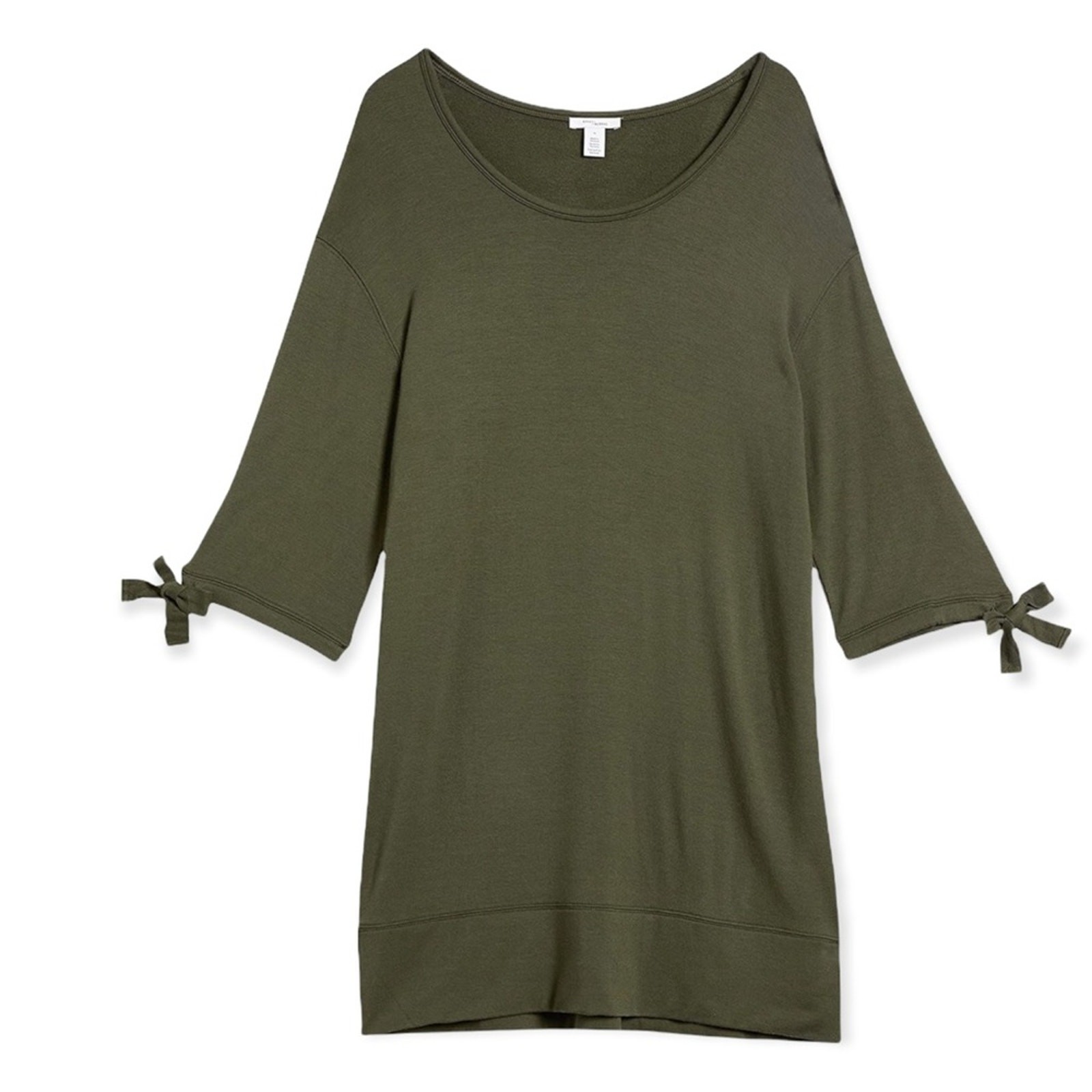 Daily Ritual Green Super Soft Stretch Cloth Dress X-Small NWT