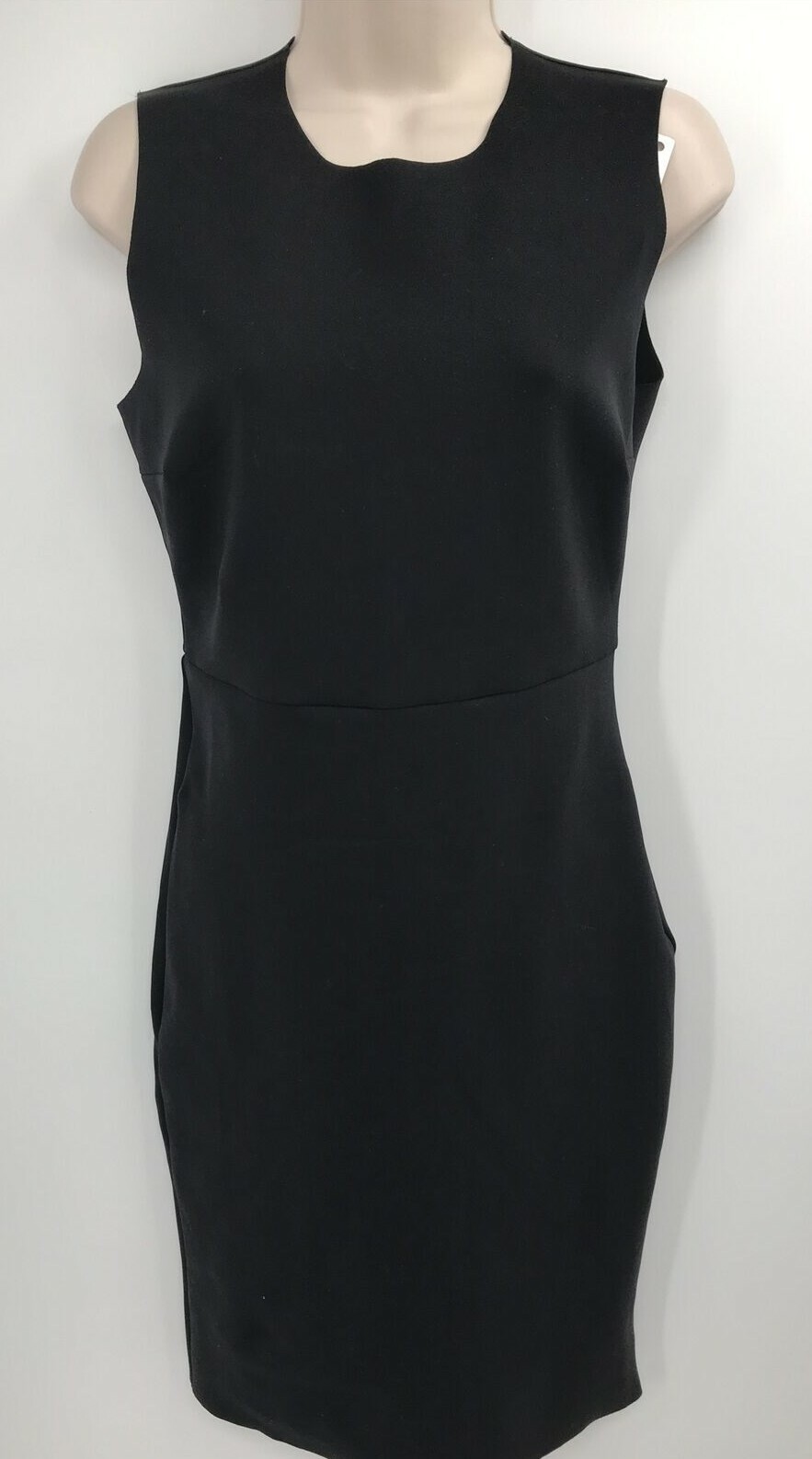 Commando Women’s Polyamide Blend Crew Neck Sleeveless Black Neoprene Dress Sz M