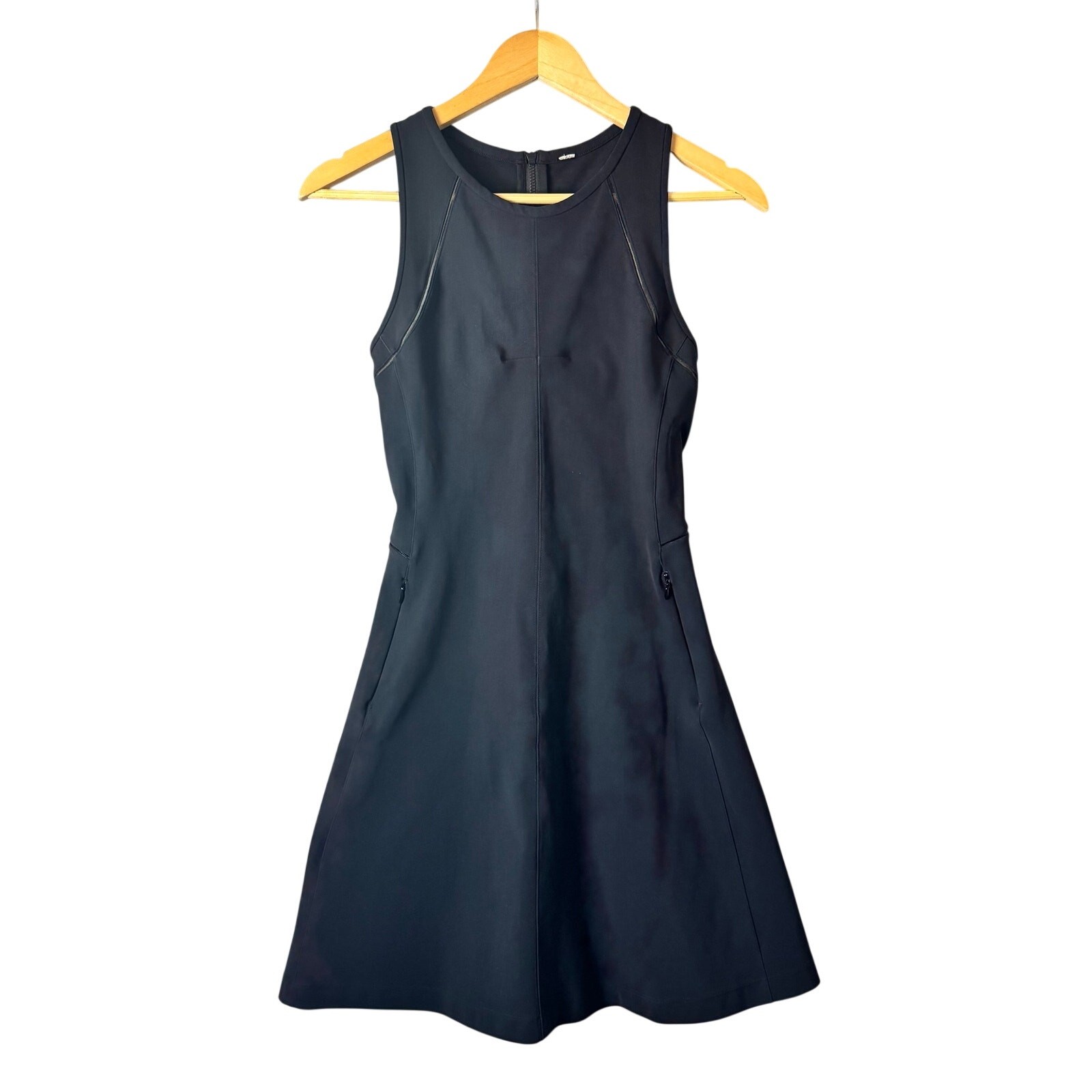 Lululemon Black Dress Women’s Go Til Dawn Size 4 Tennis Athletic Workout Gym