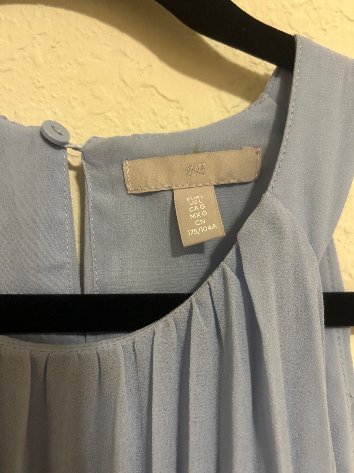 H &M blue dress