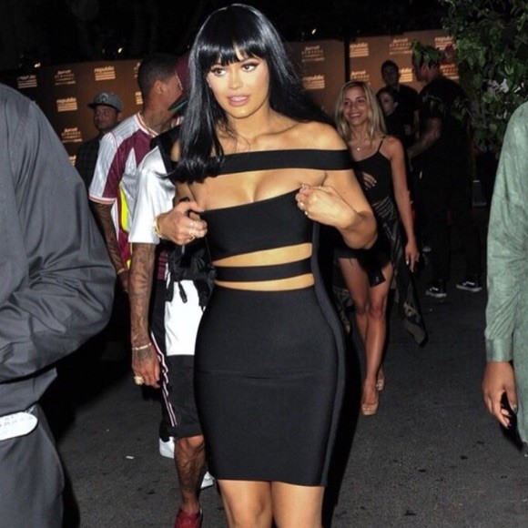 Balmain Kylie S/S 2015 Stretch Bandage Dress uk8-10 EU38 On Jenner & Runway