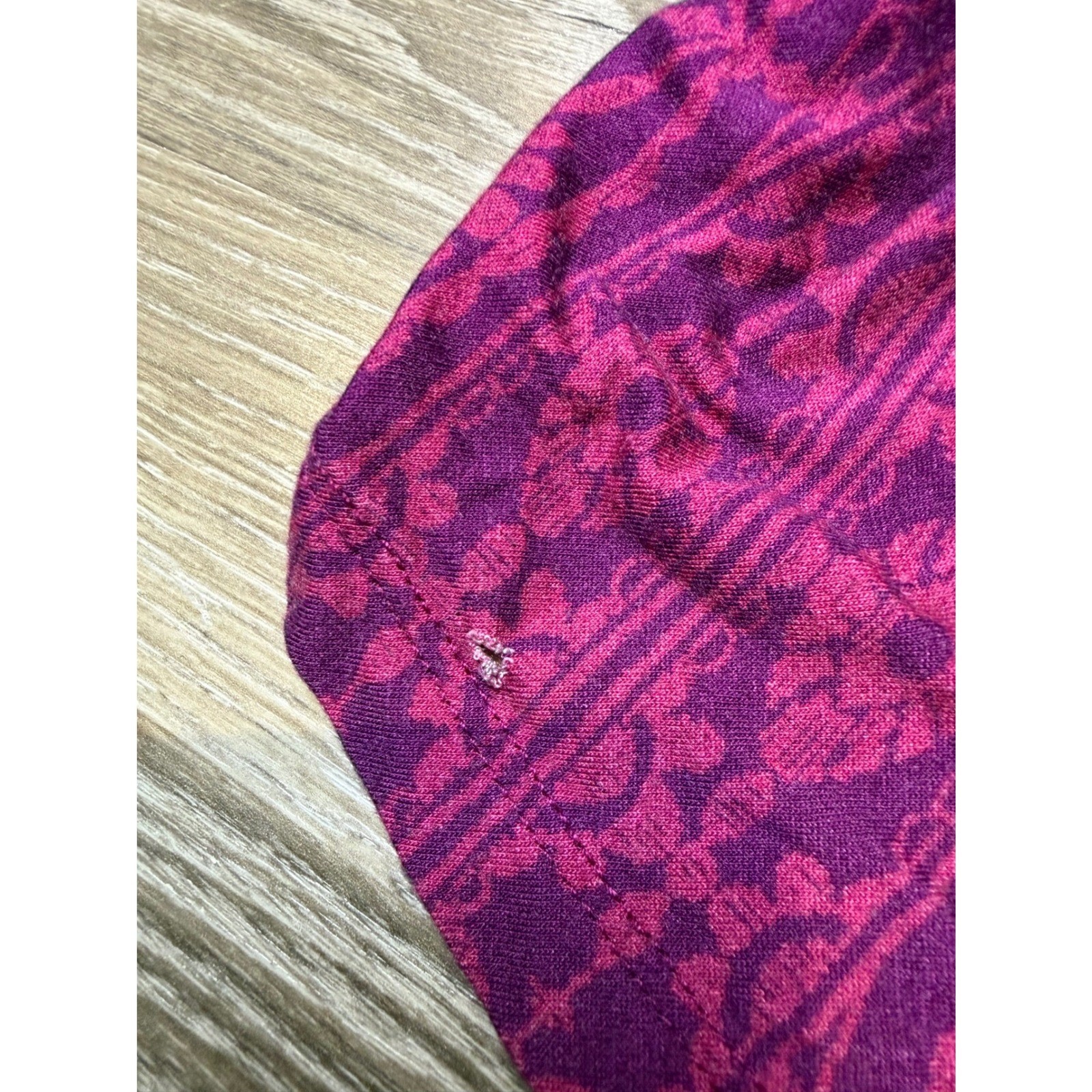 Soft Surroundings Tall Large Purple Mandala Print Maxi Dress Elbow Sleeve Summer