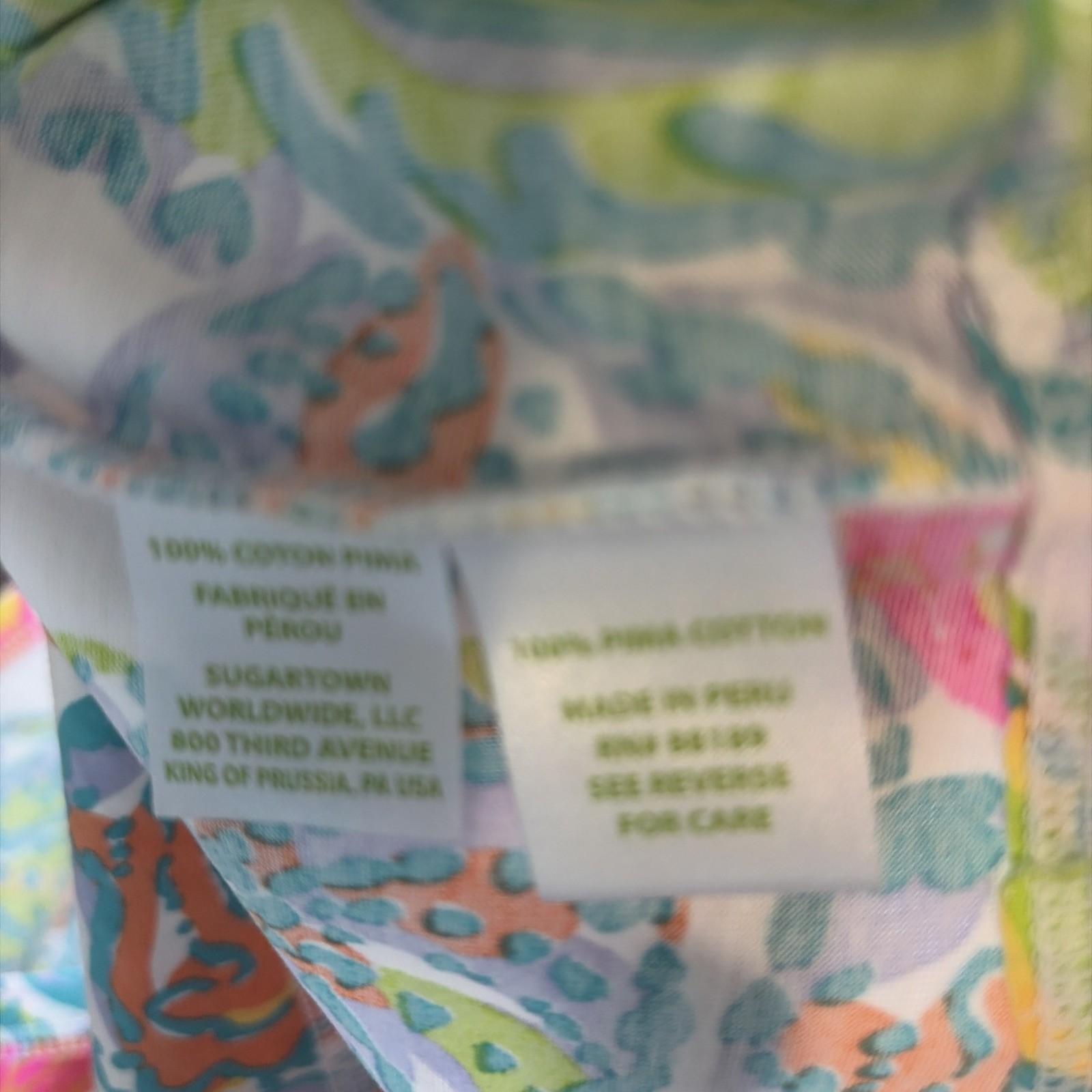 LILLY PULITZER Palmetto V-Neck T-Shirt Dress Casa Marina