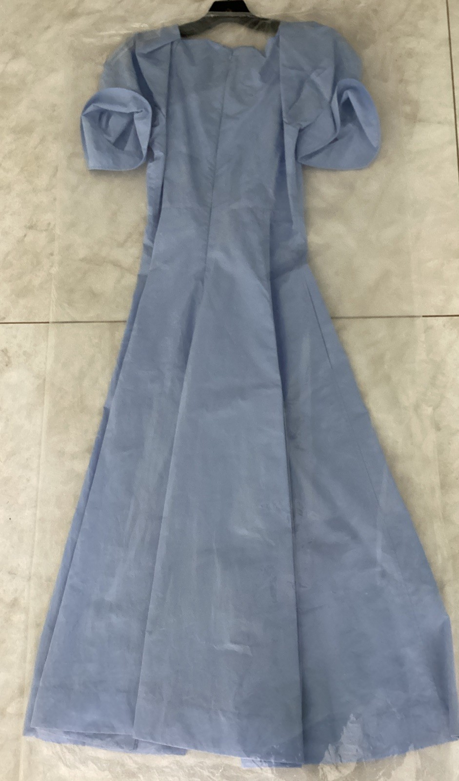 3.1 Phillip Lim Collapsed Bloom Sleeve Dress Oxford Blue Size 0 E241-90162LCE