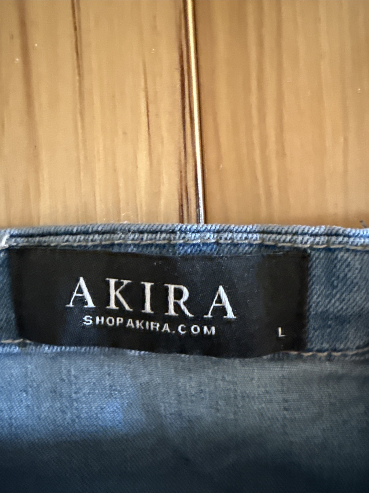 AKIRA Label Im Gold Denim Coated Midi Dress Back Zip Women’s Size L Multi