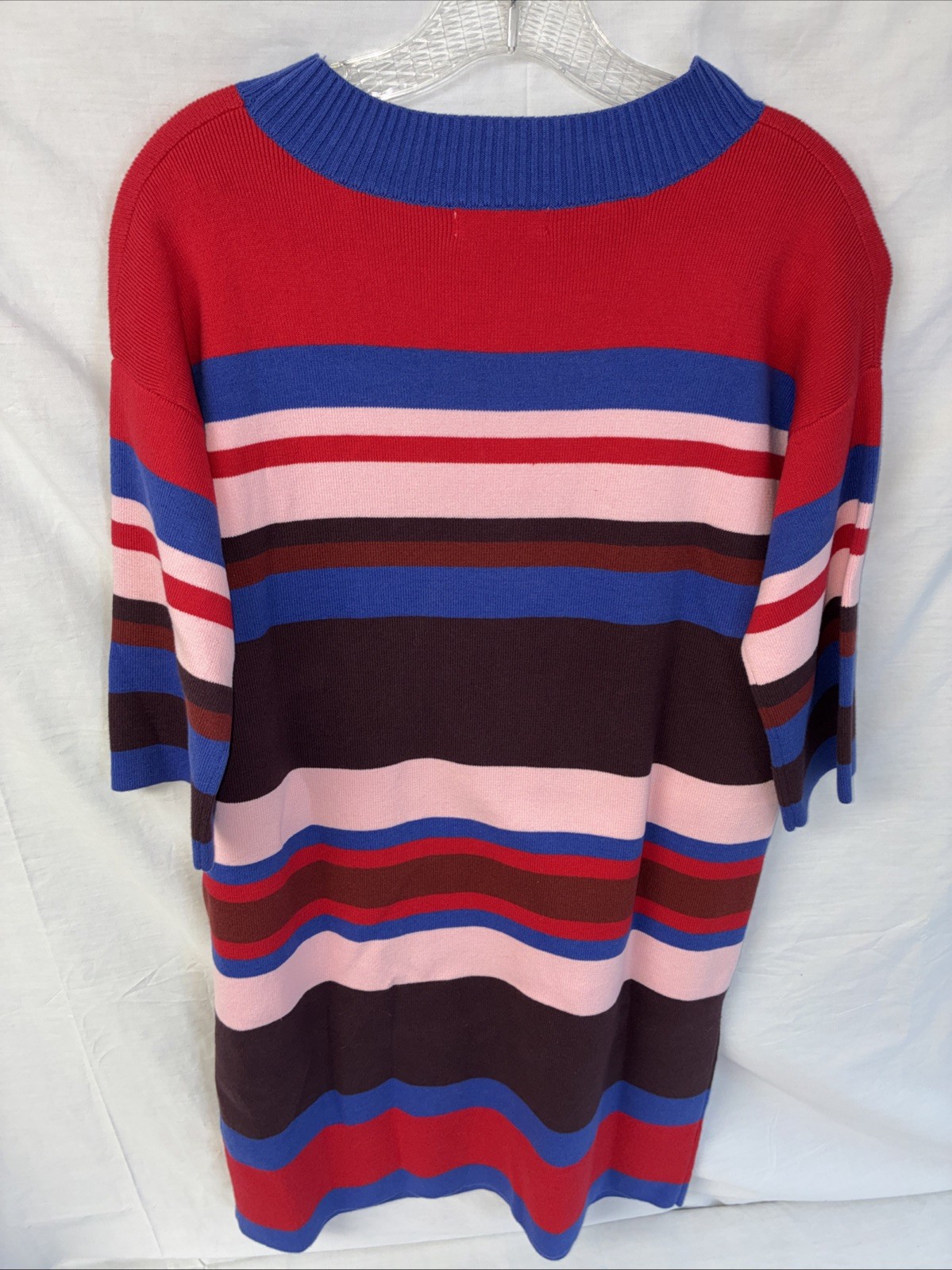 KnitBest Multicolor Striped Sweater Dress Size M
