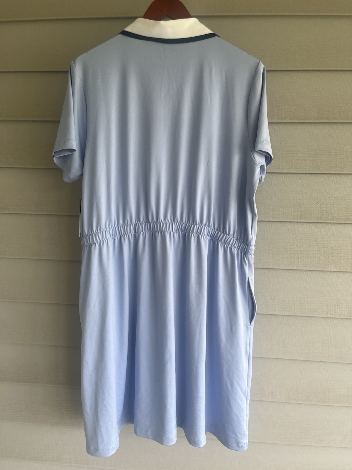 NWT Tuckernuck Blue Performance Jersey Alcott Golf Dress UPF Sz 2XL *Tiny Pick